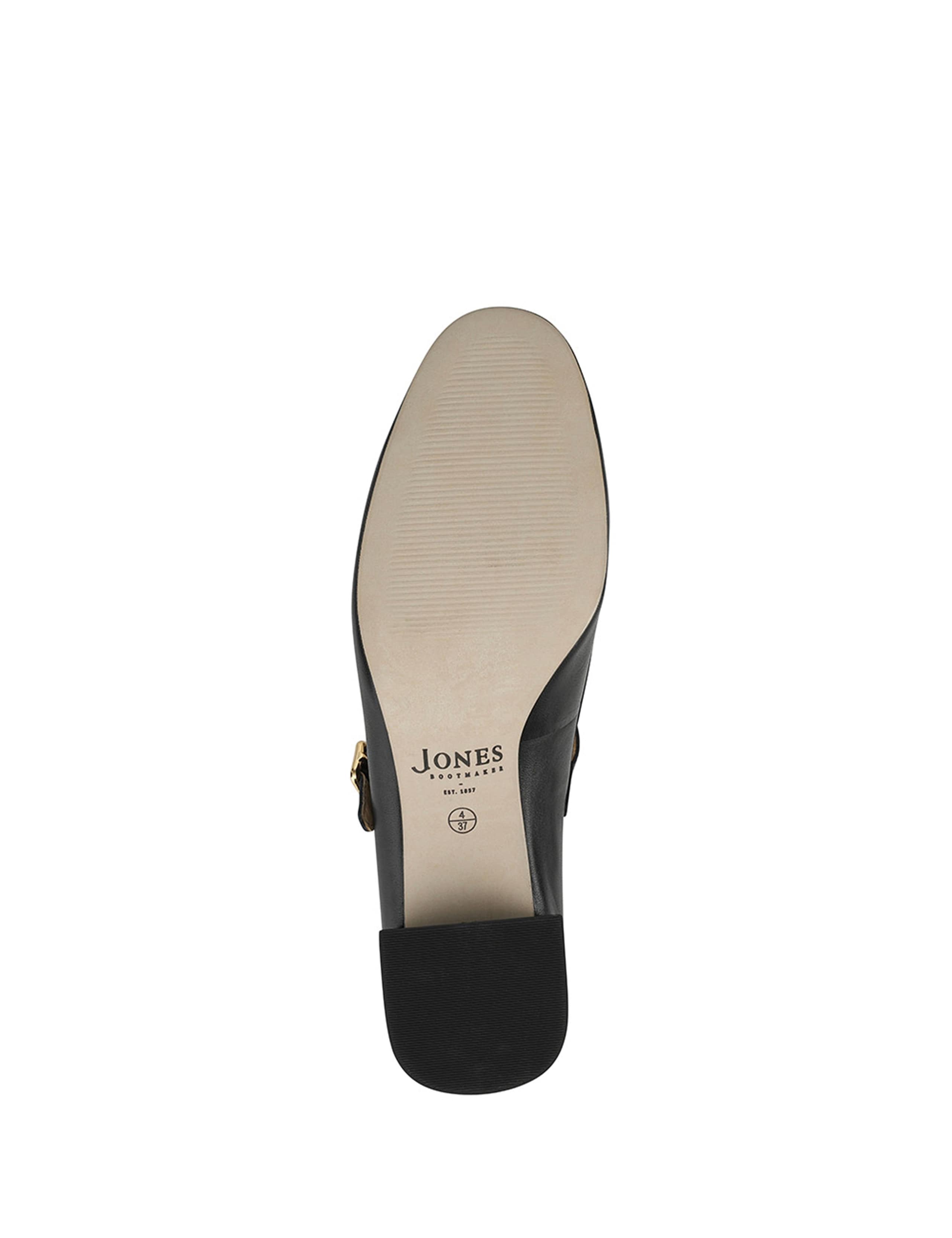 Leather Block Heel Mary Jane Shoes 4 of 6