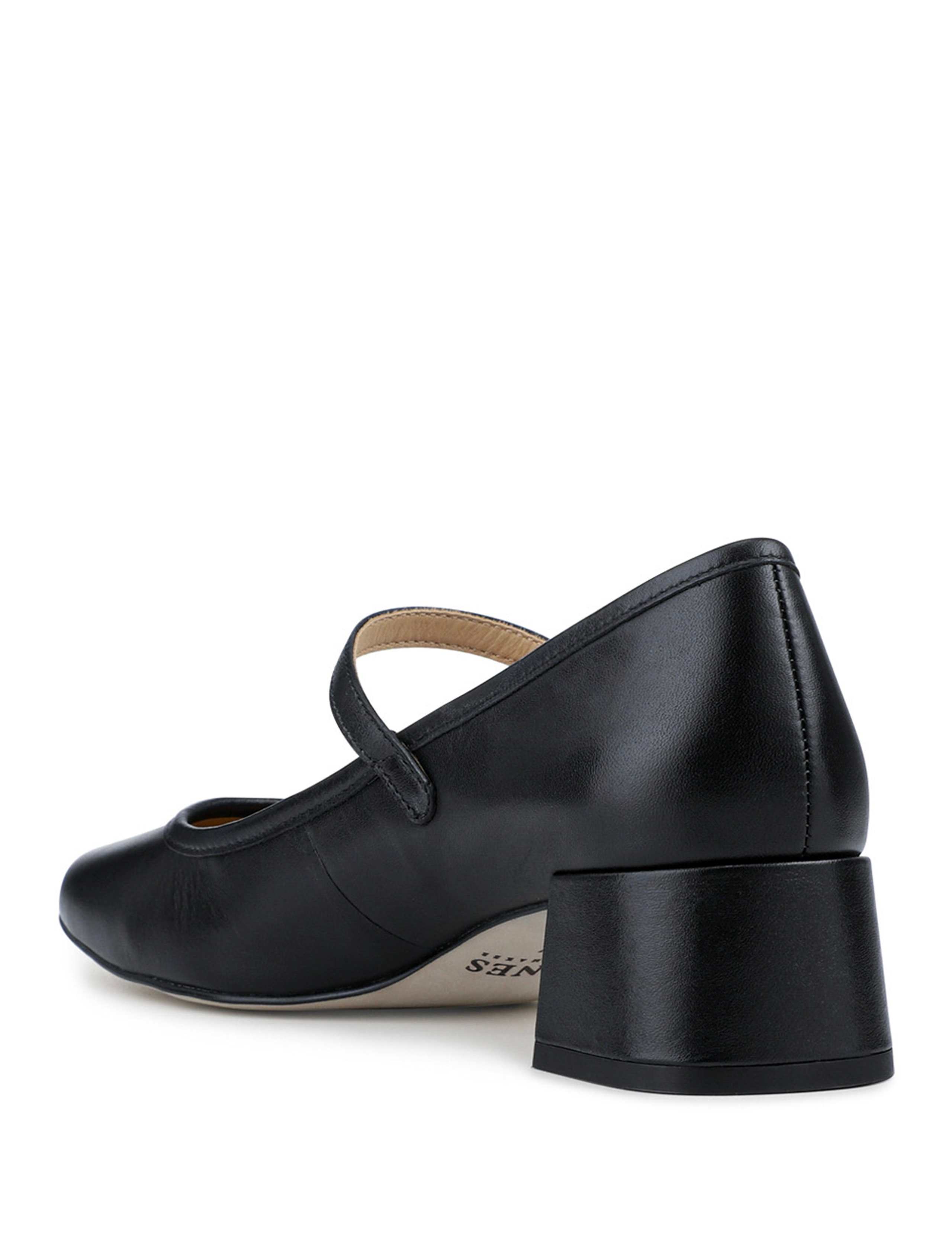 Leather Block Heel Mary Jane Shoes 6 of 6