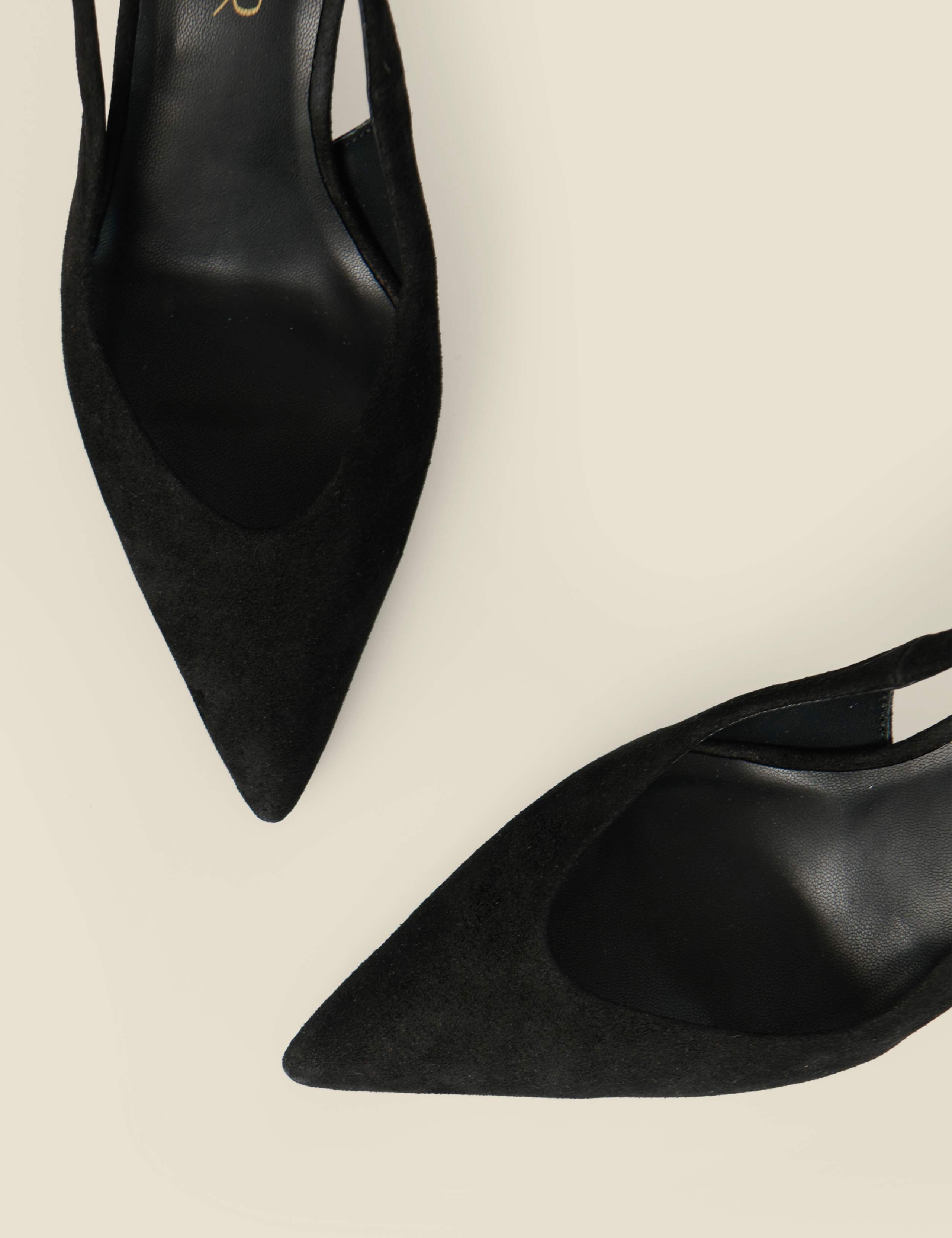 Suede Slingback Court Shoes 2 of 4