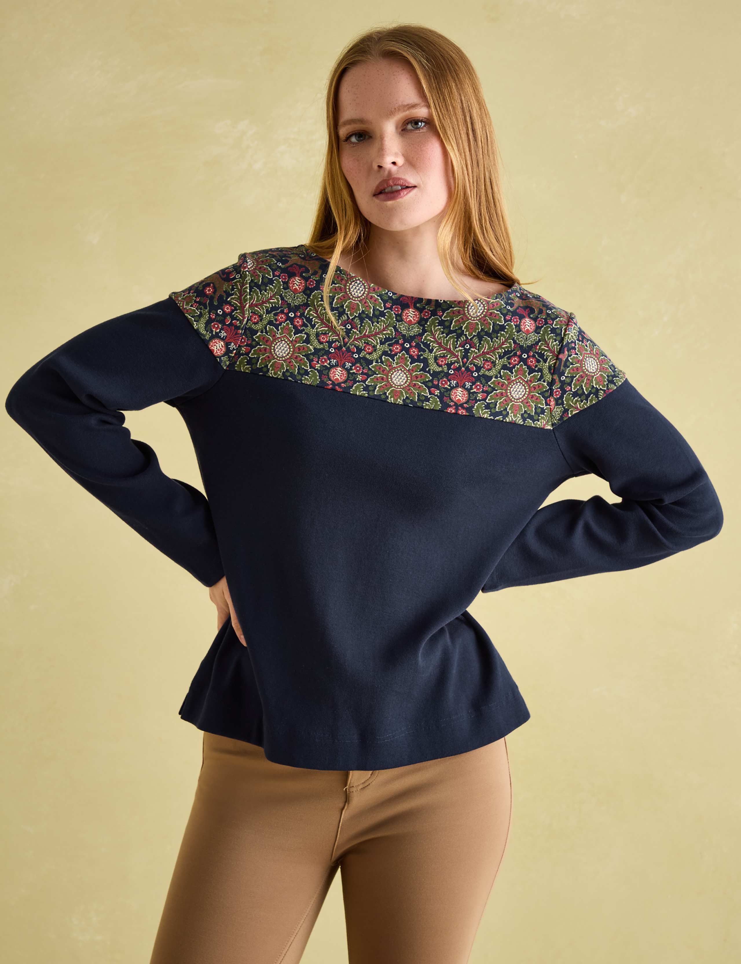 Pure Cotton Floral Top 1 of 6