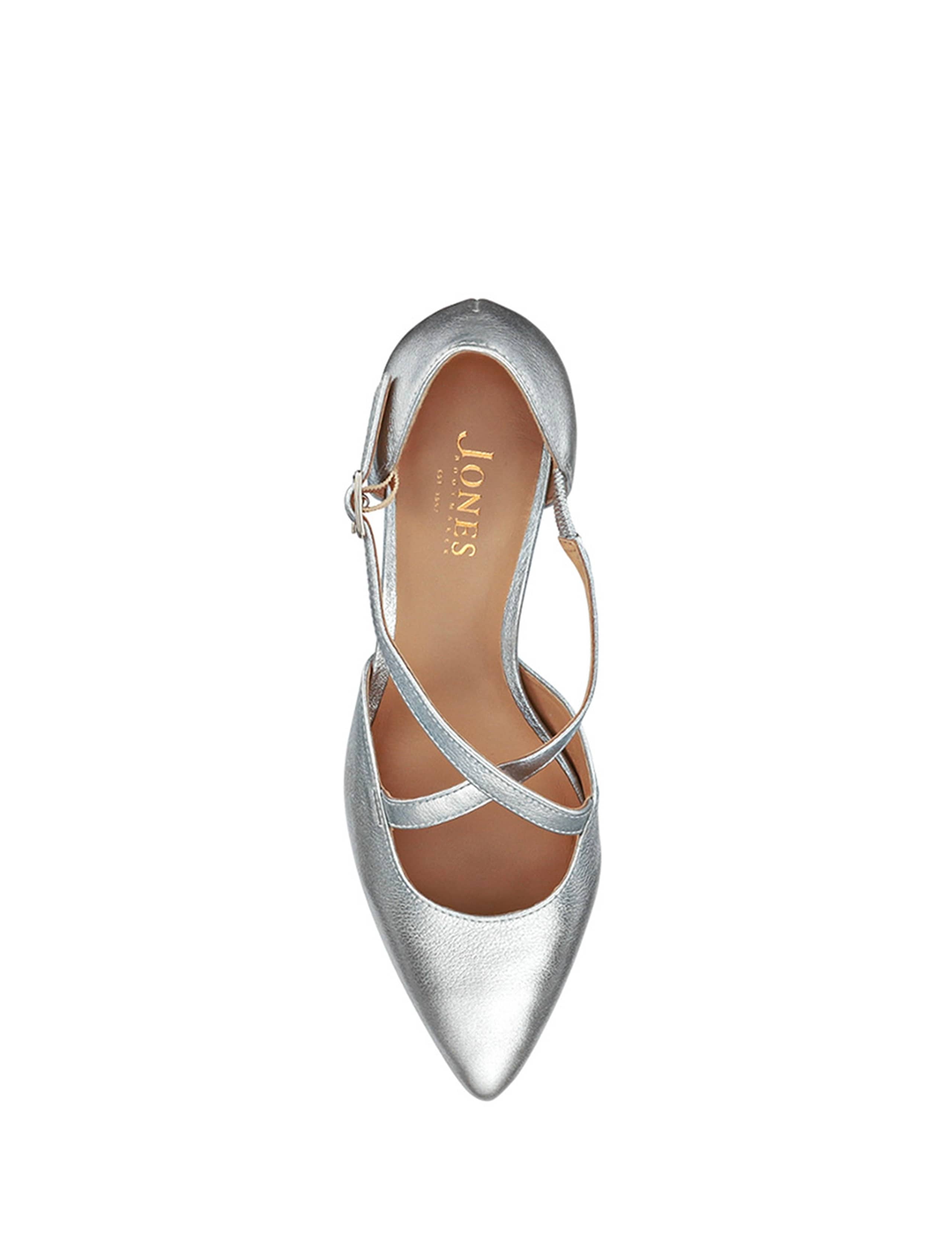 Wide Fit Leather Stiletto Heel Court Shoes 3 of 6