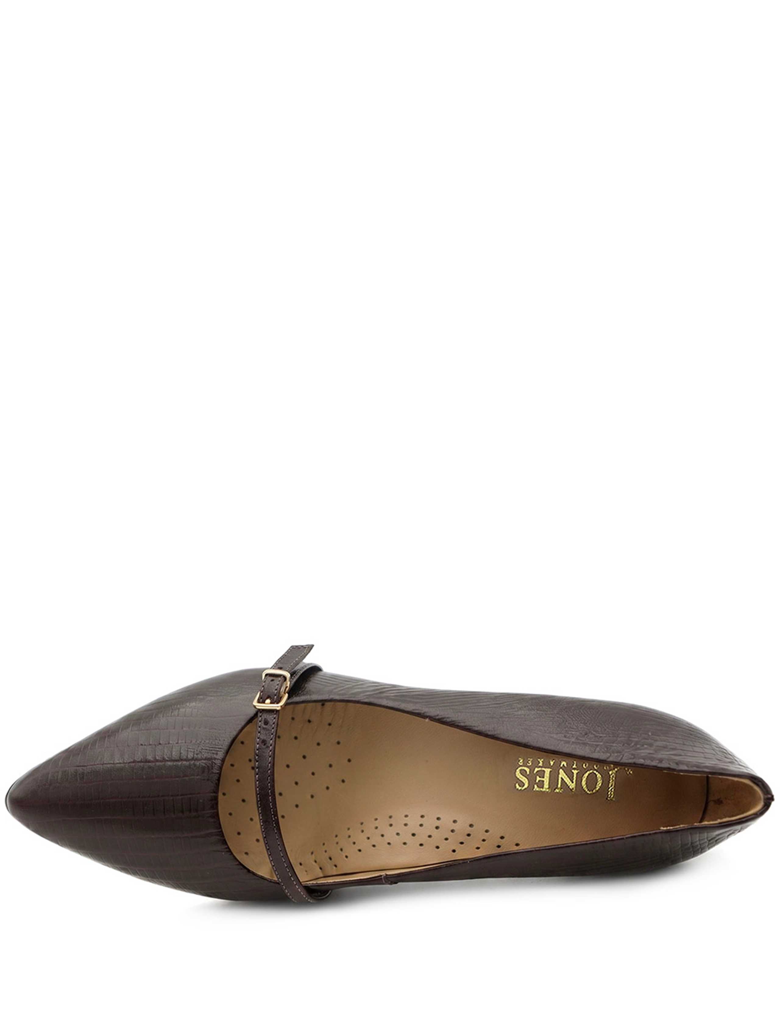 Leather Textured Stiletto Heel Court Shoes 2 of 6