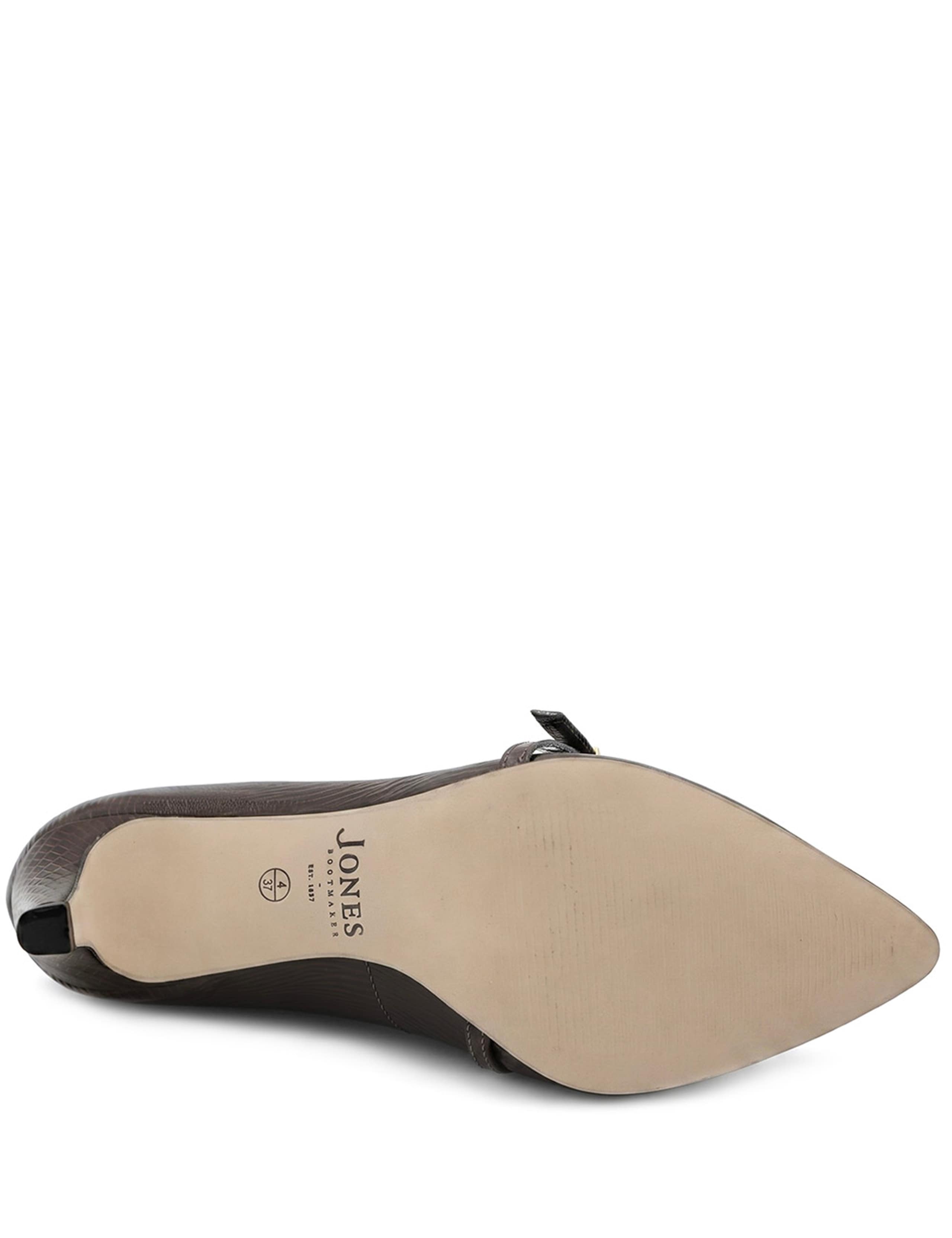 Leather Textured Stiletto Heel Court Shoes 6 of 6