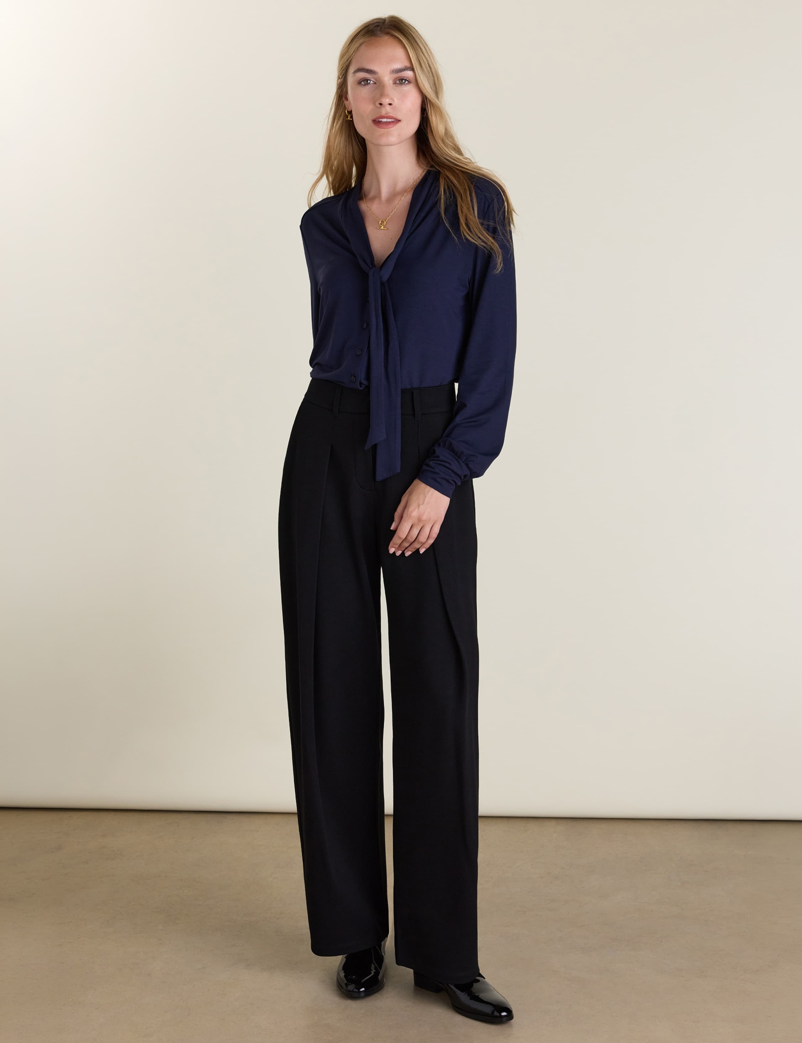 Tie Neck Blouse 2 of 3