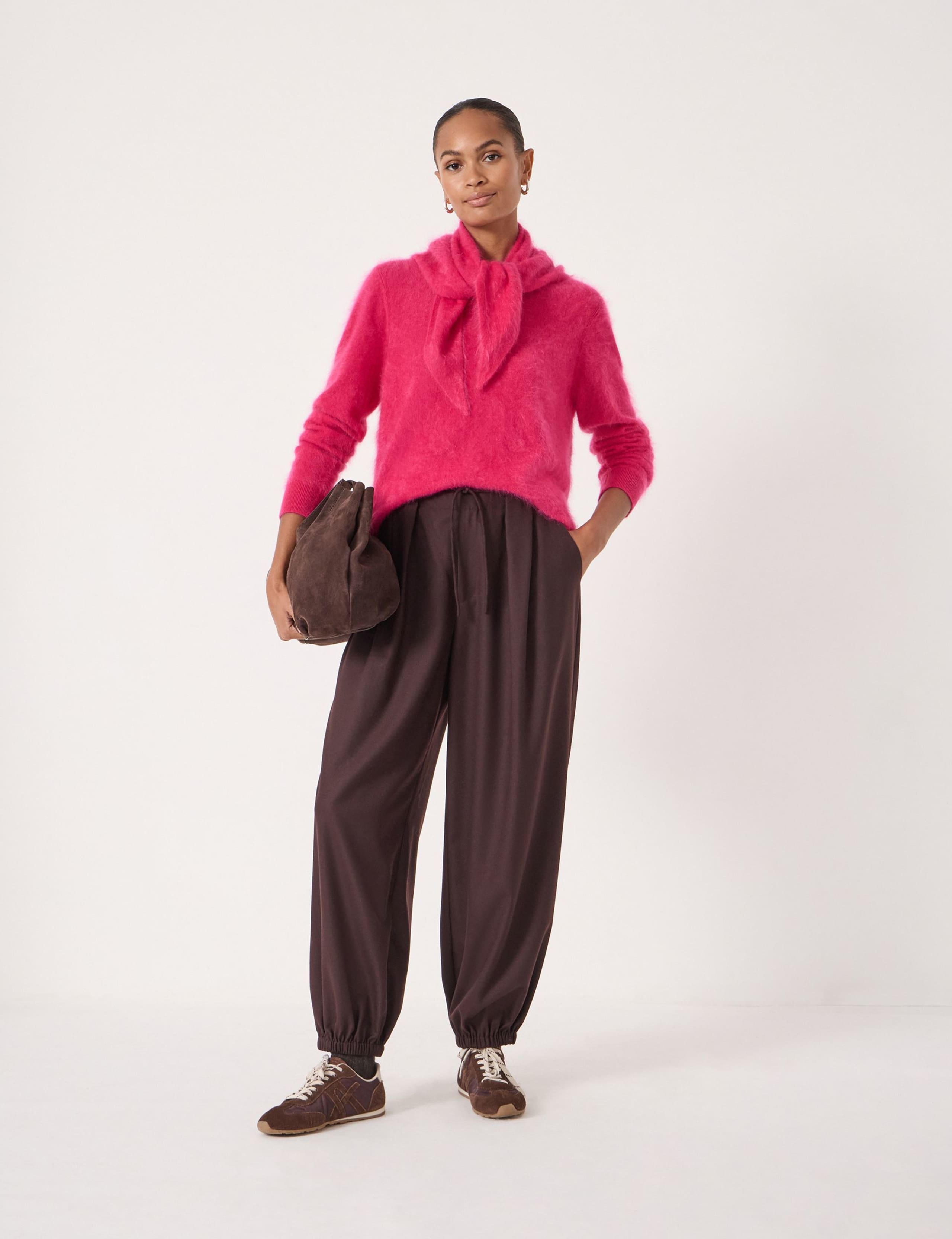 Pure Cashmere Brushed Jumper 2 of 4