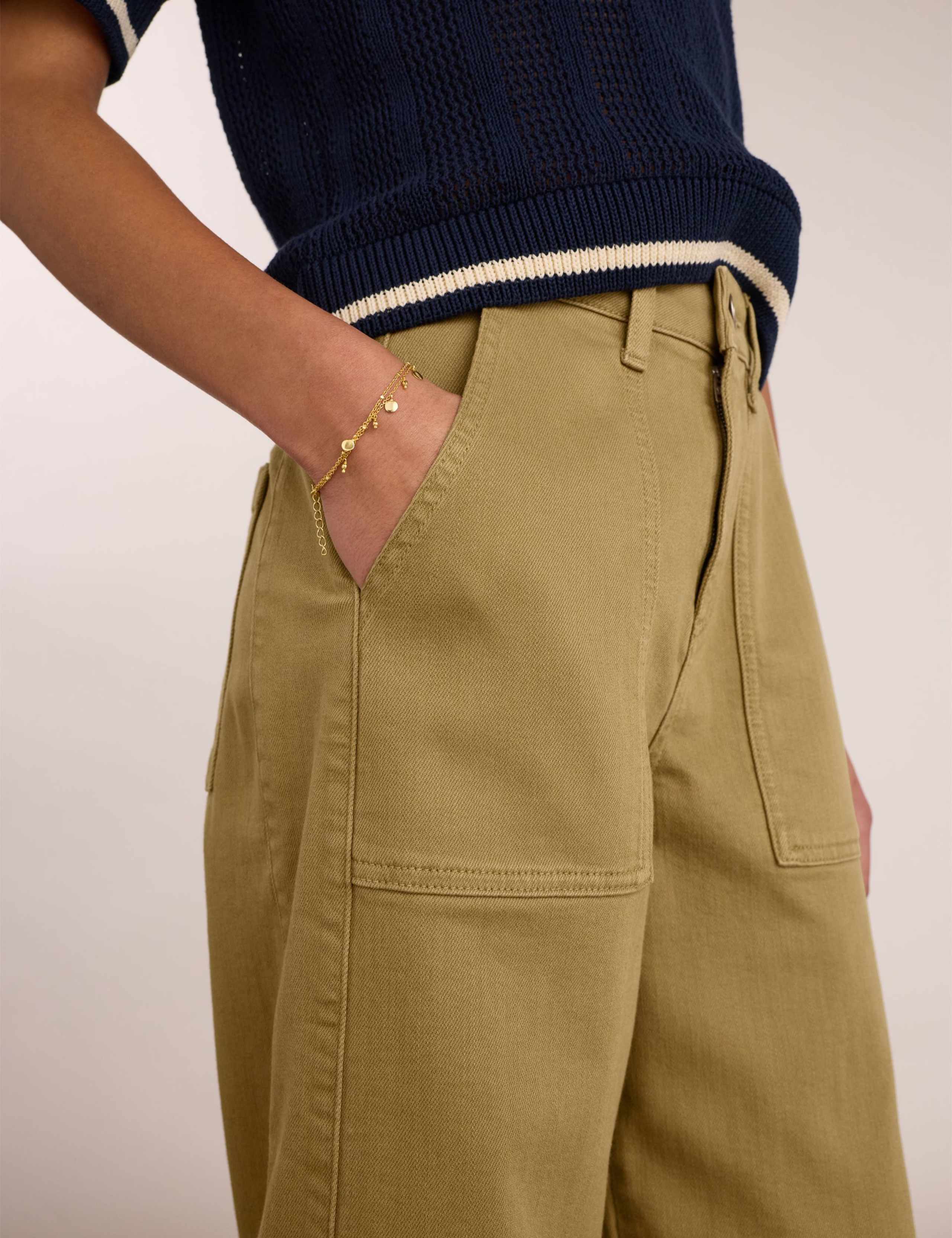 High Waisted Barrel Leg Jeans 3 of 4