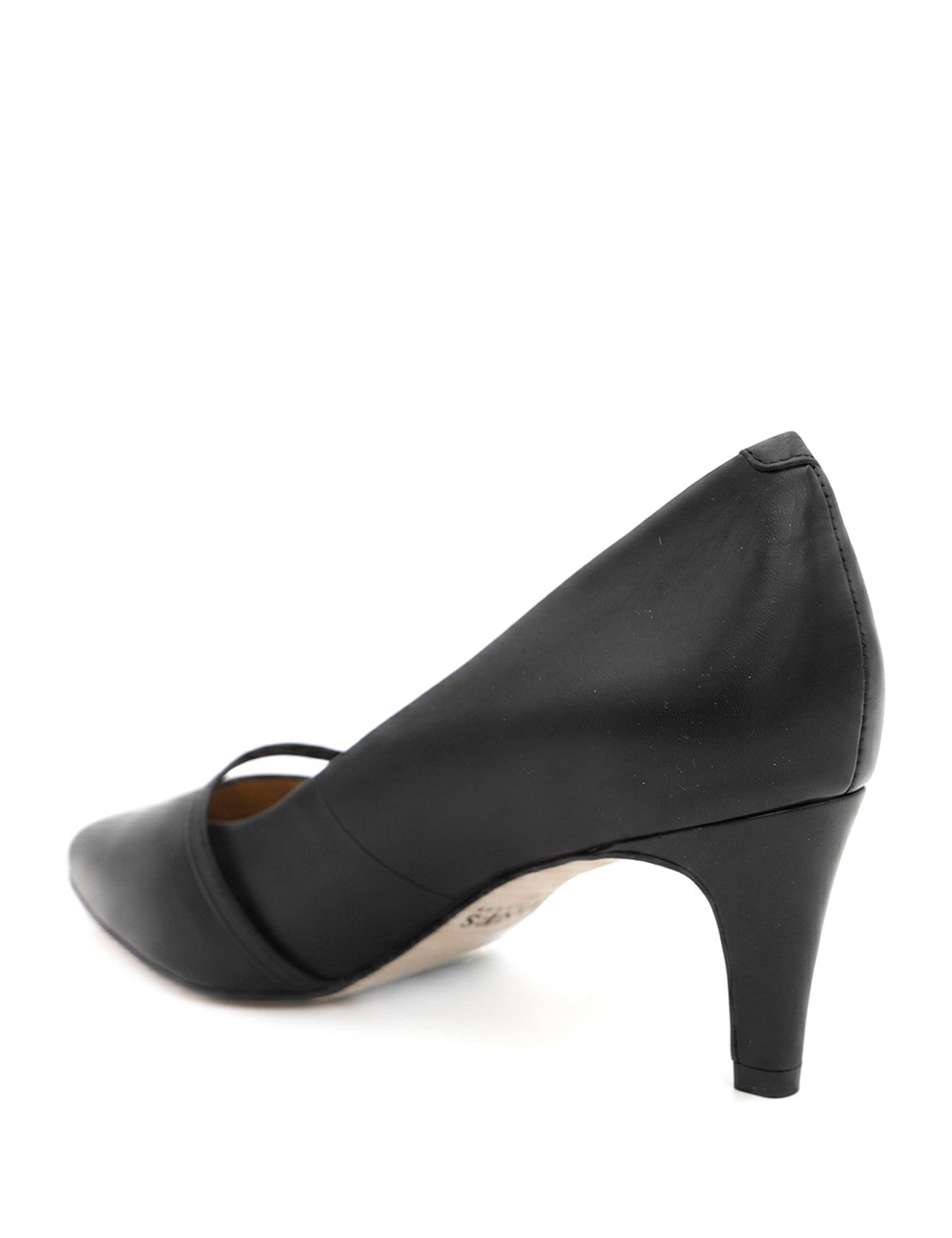 Wide Fit Leather Stiletto Heel Mary Janes 5 of 6