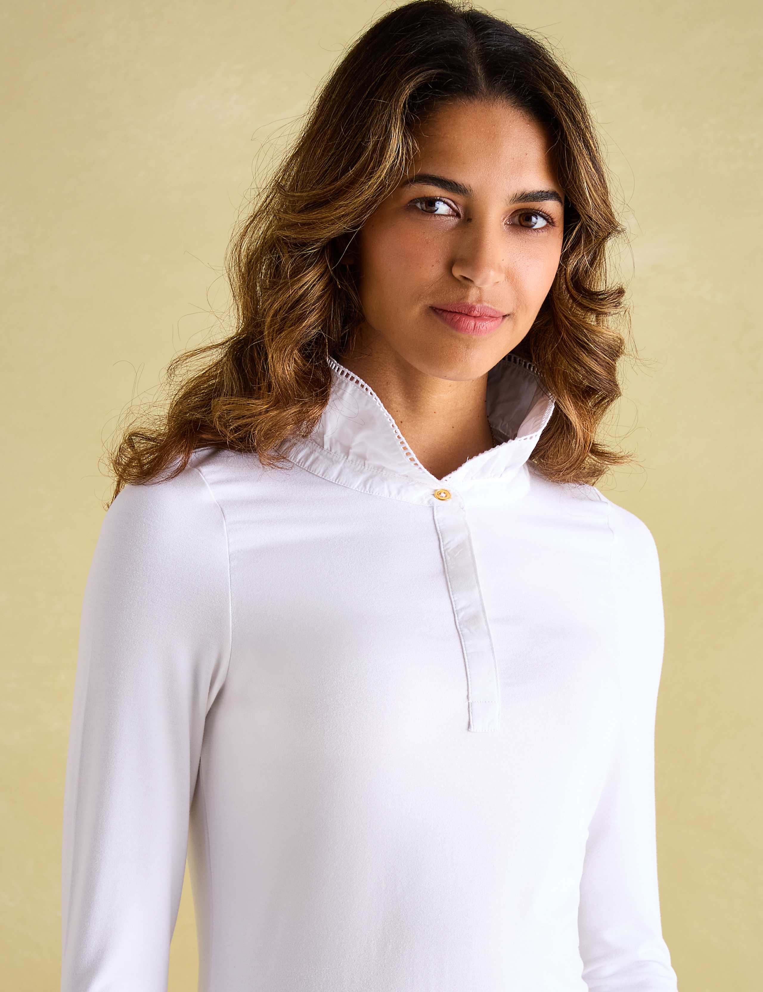 Button Detail Collared Top 2 of 5