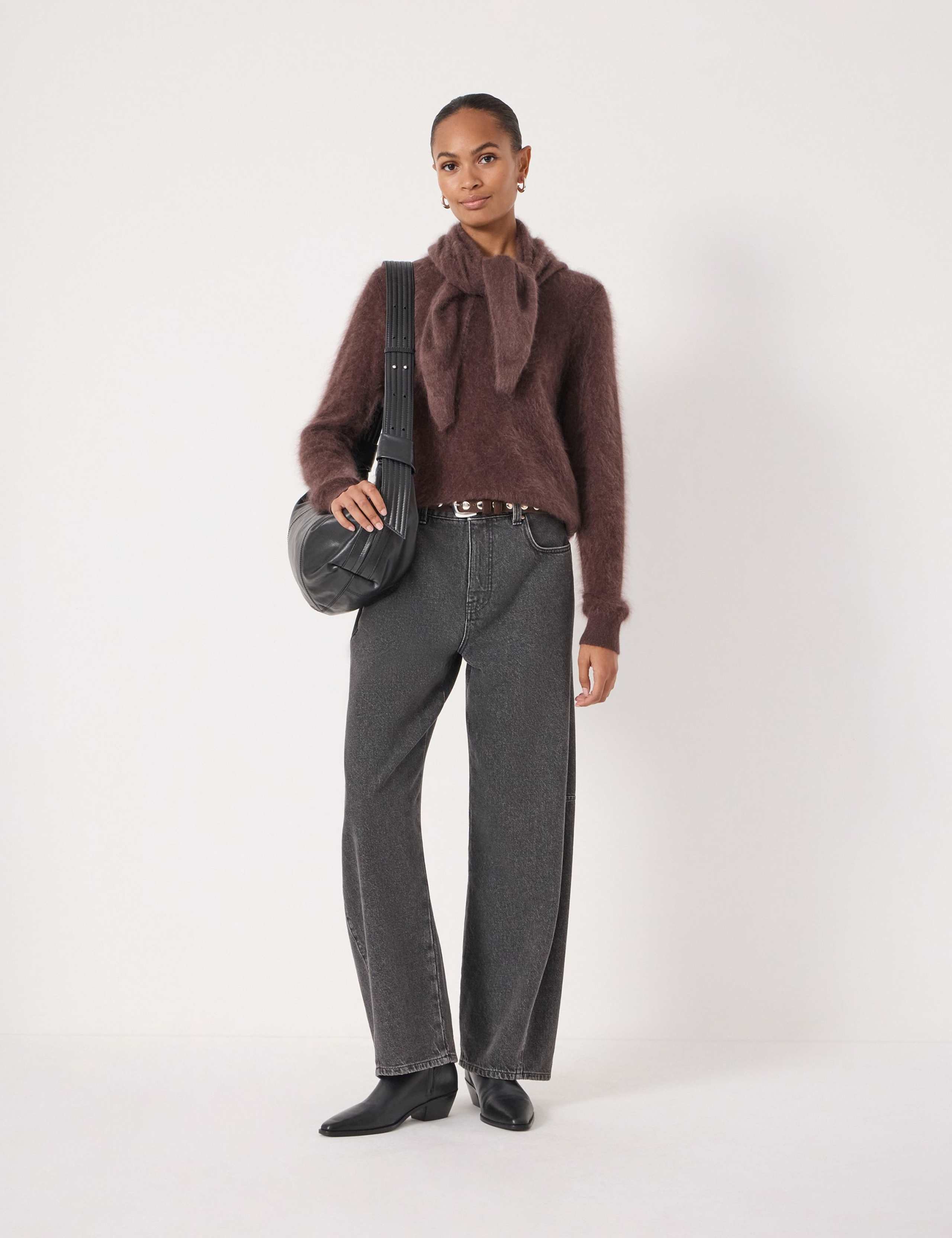 Pure Cashmere Brushed Jumper 3 of 5