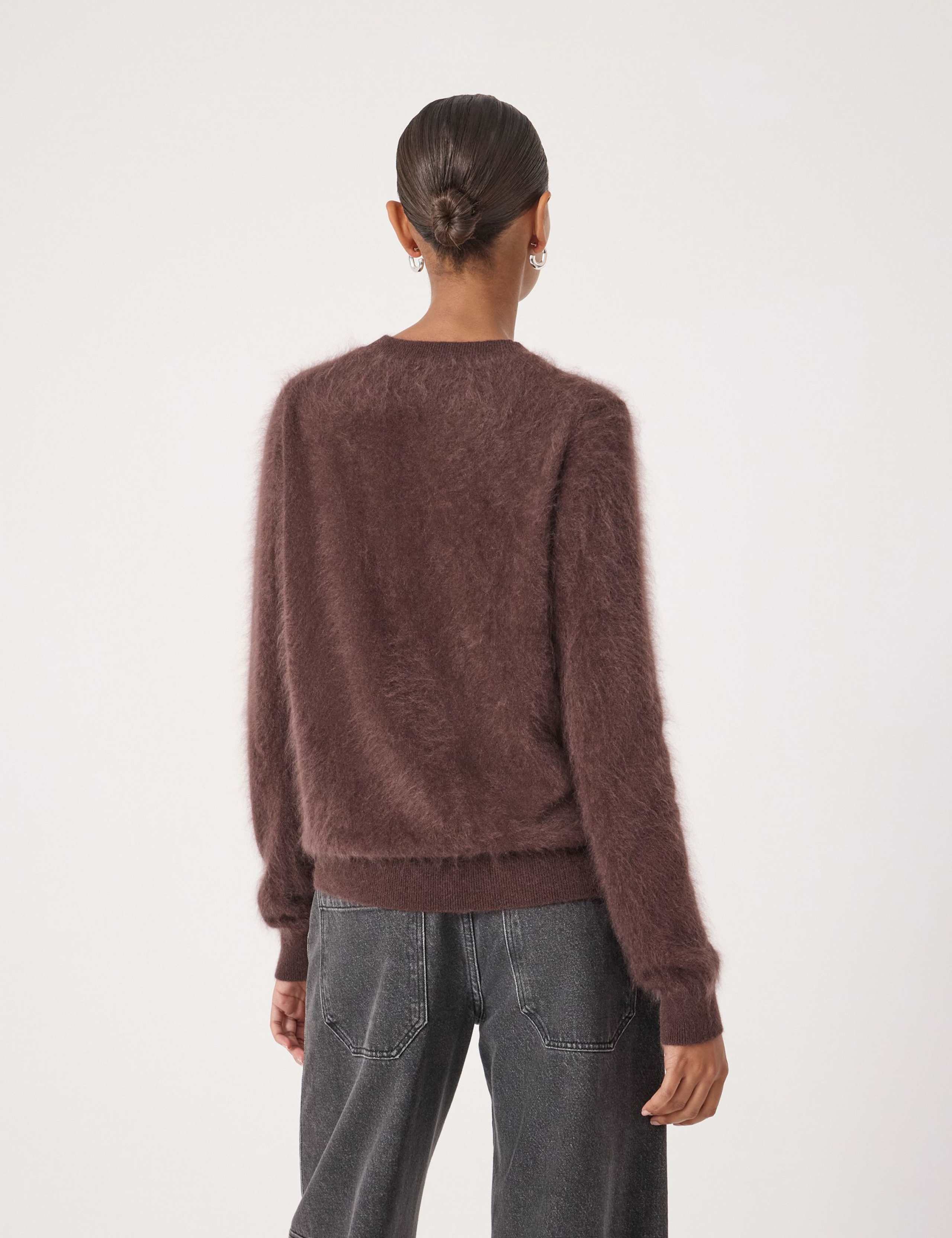 Pure Cashmere Brushed Jumper 4 of 5