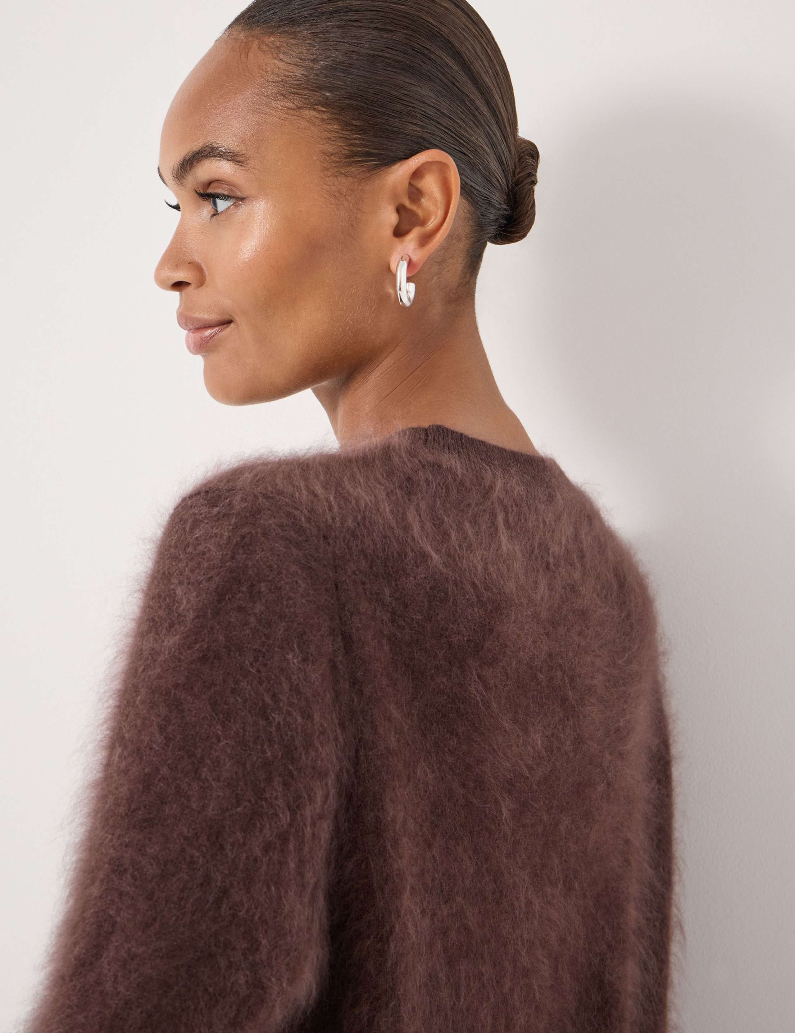 Pure Cashmere Brushed Jumper 5 of 5