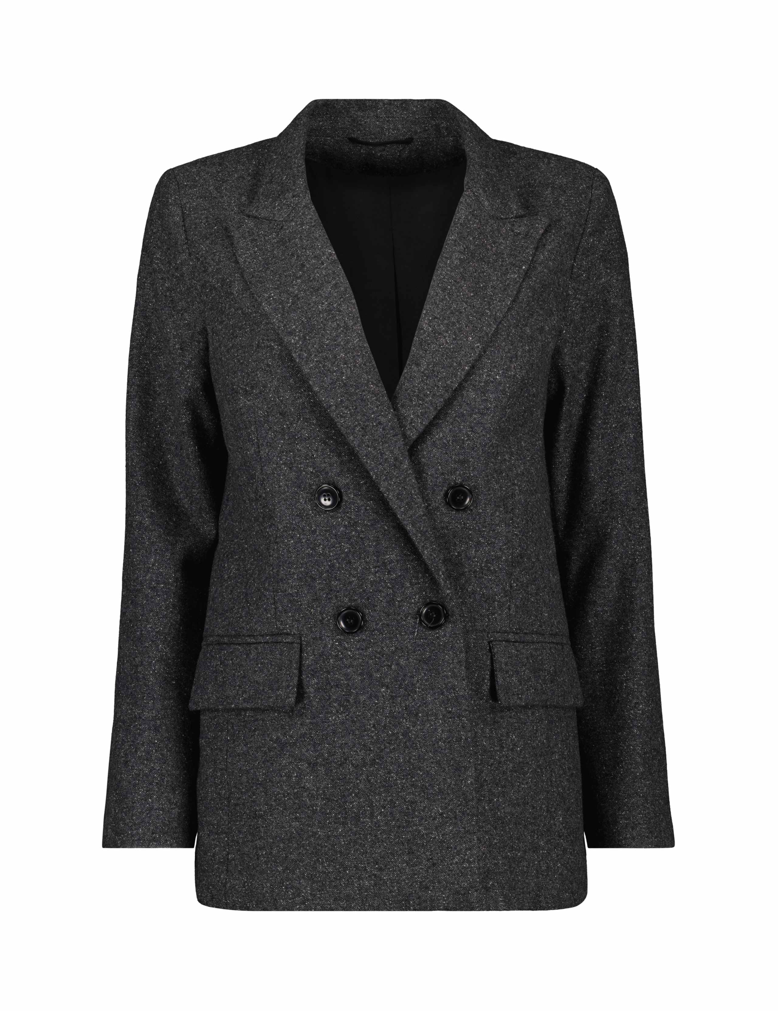 Wool Blend Tailored Blazer 2 of 6