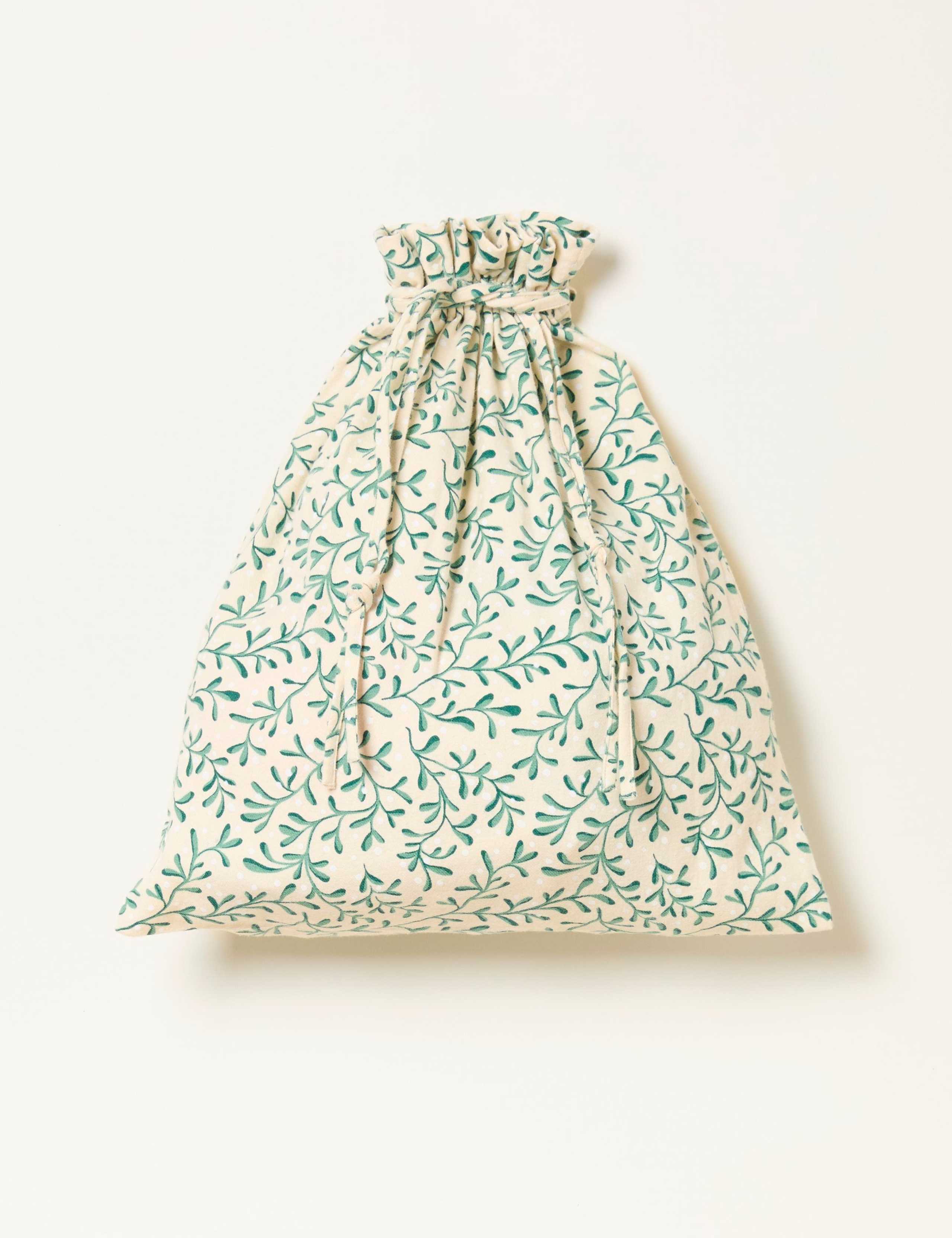 Pure Cotton Mistletoe Print Pyjama Set 6 of 8