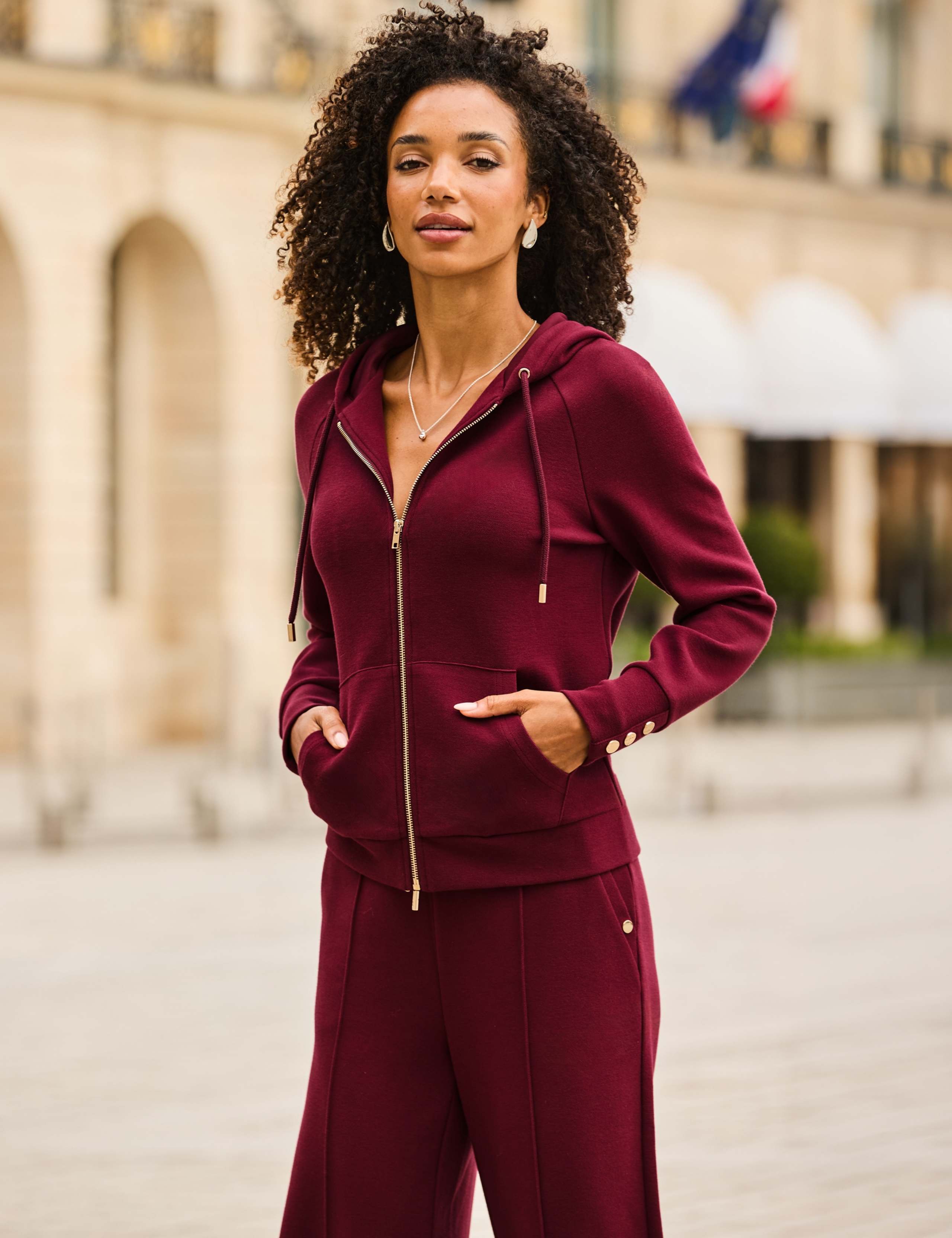 Jersey Zip Up Hoodie 3 of 6