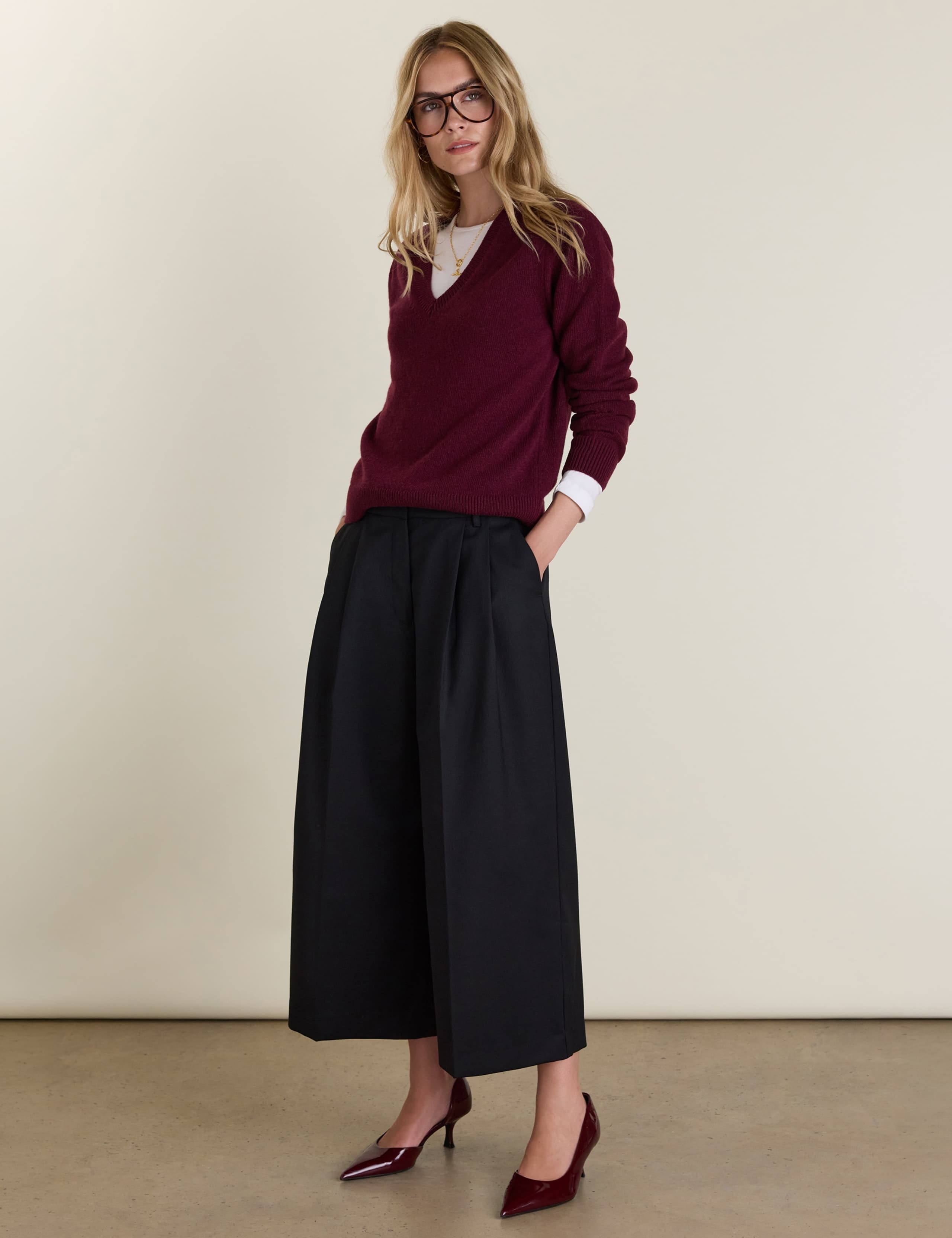 Wool Rich V-Neck Jumper 2 of 3