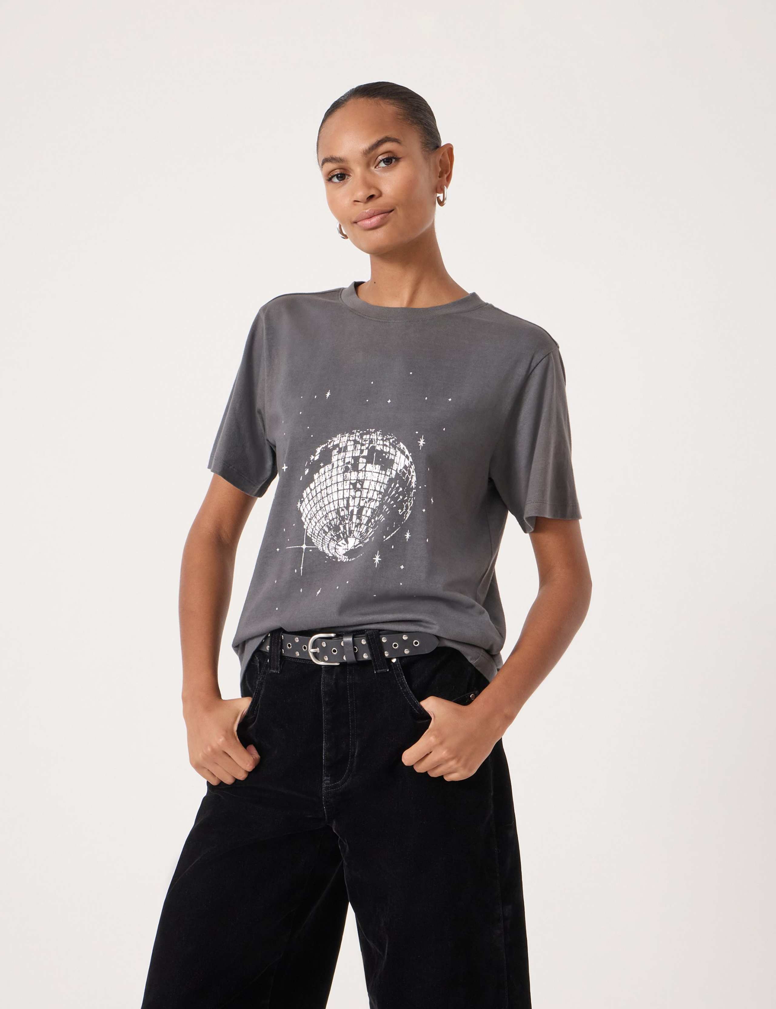 Pure Cotton Disco Ball T-Shirt 1 of 4