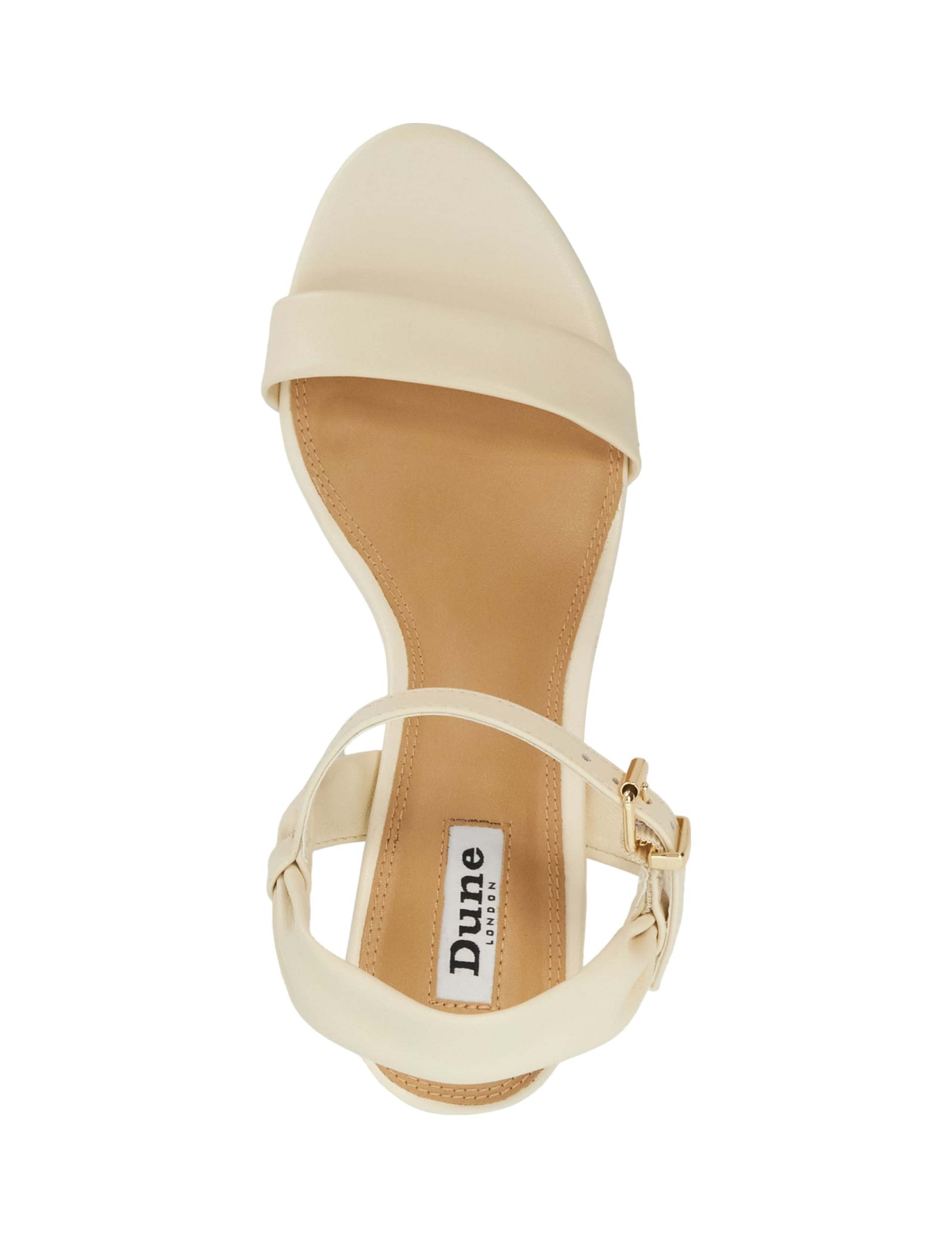 Leather Ankle Strap Block Heel Sandals 3 of 6