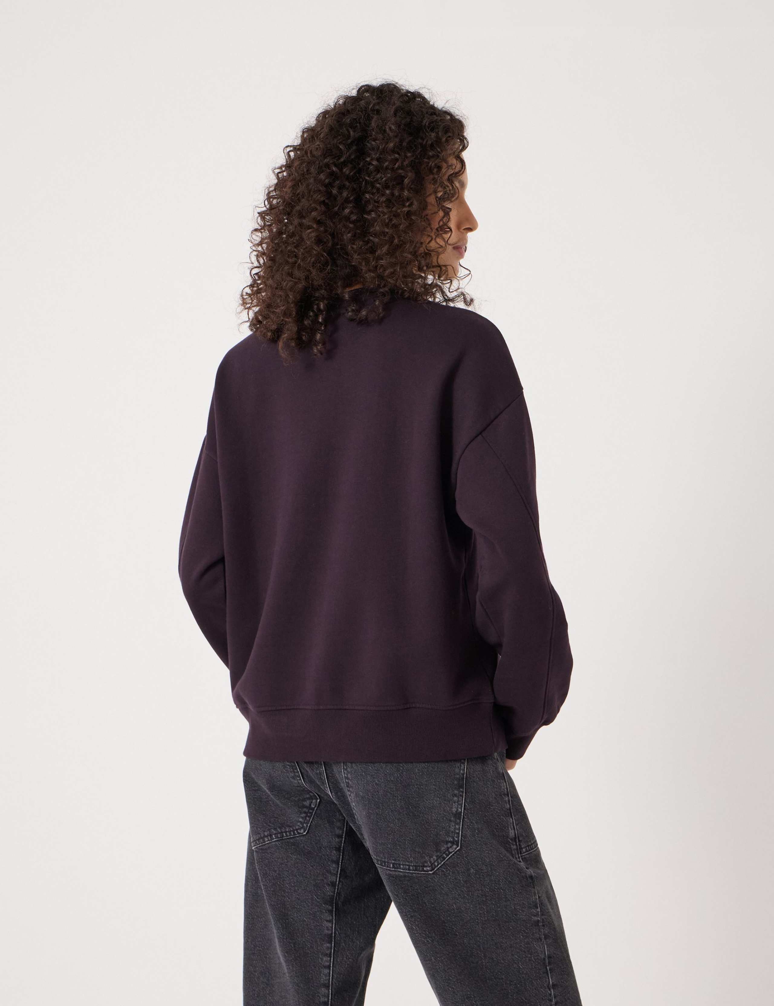 Pure Cotton Disco Slogan Sweatshirt 4 of 5