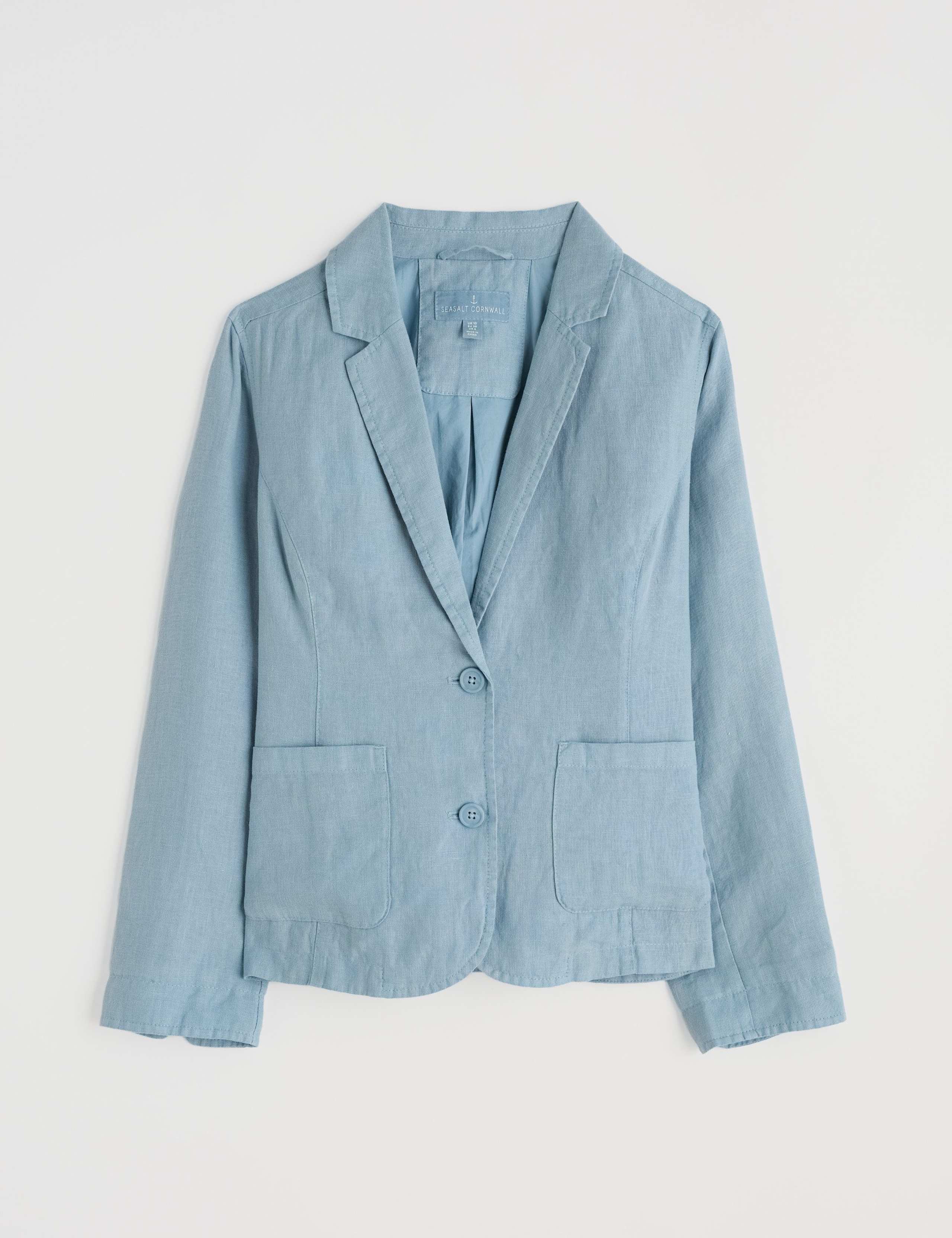 Pure Linen Single Breasted Blazer 2 of 4