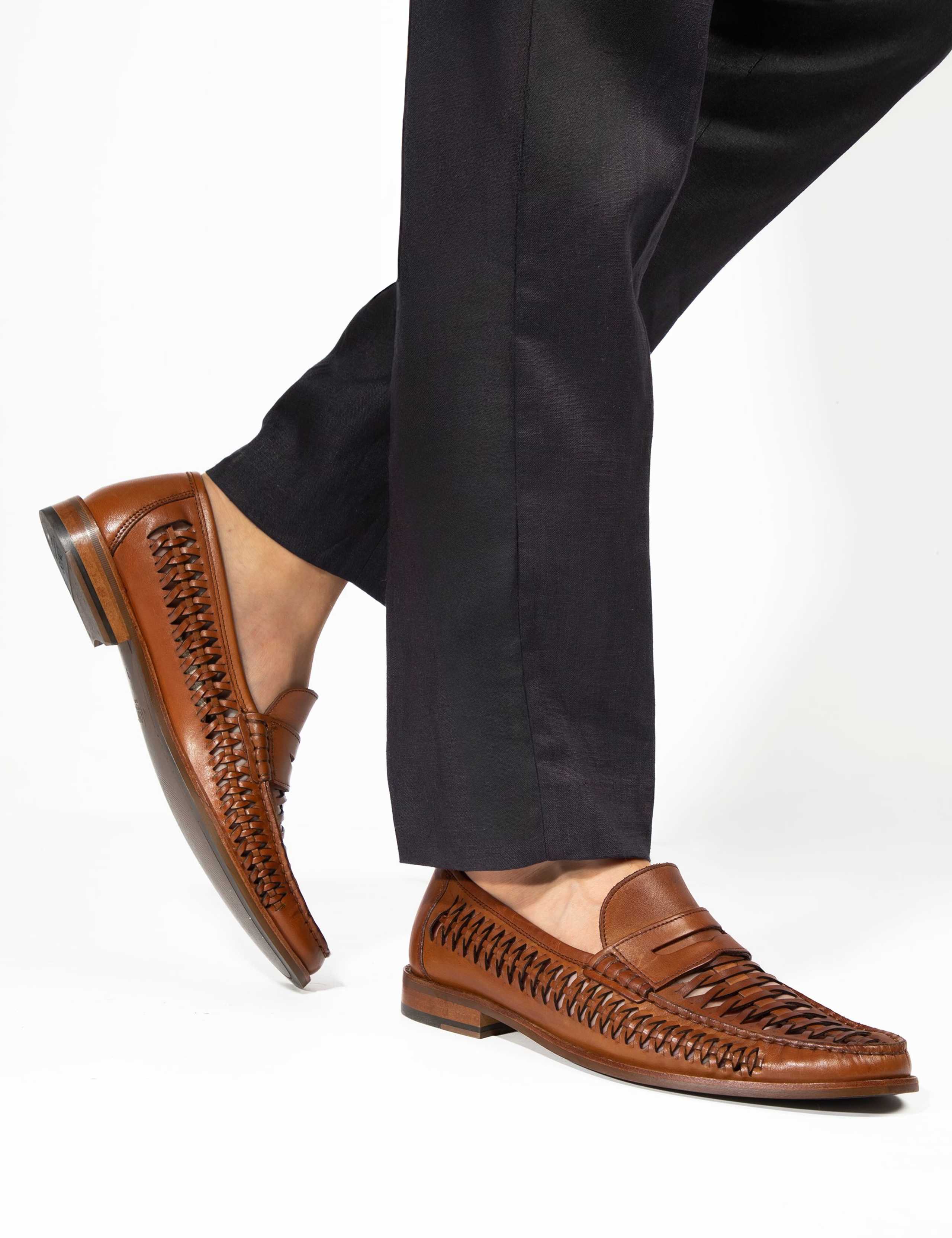Leather Slip On Loafers 3 of 6