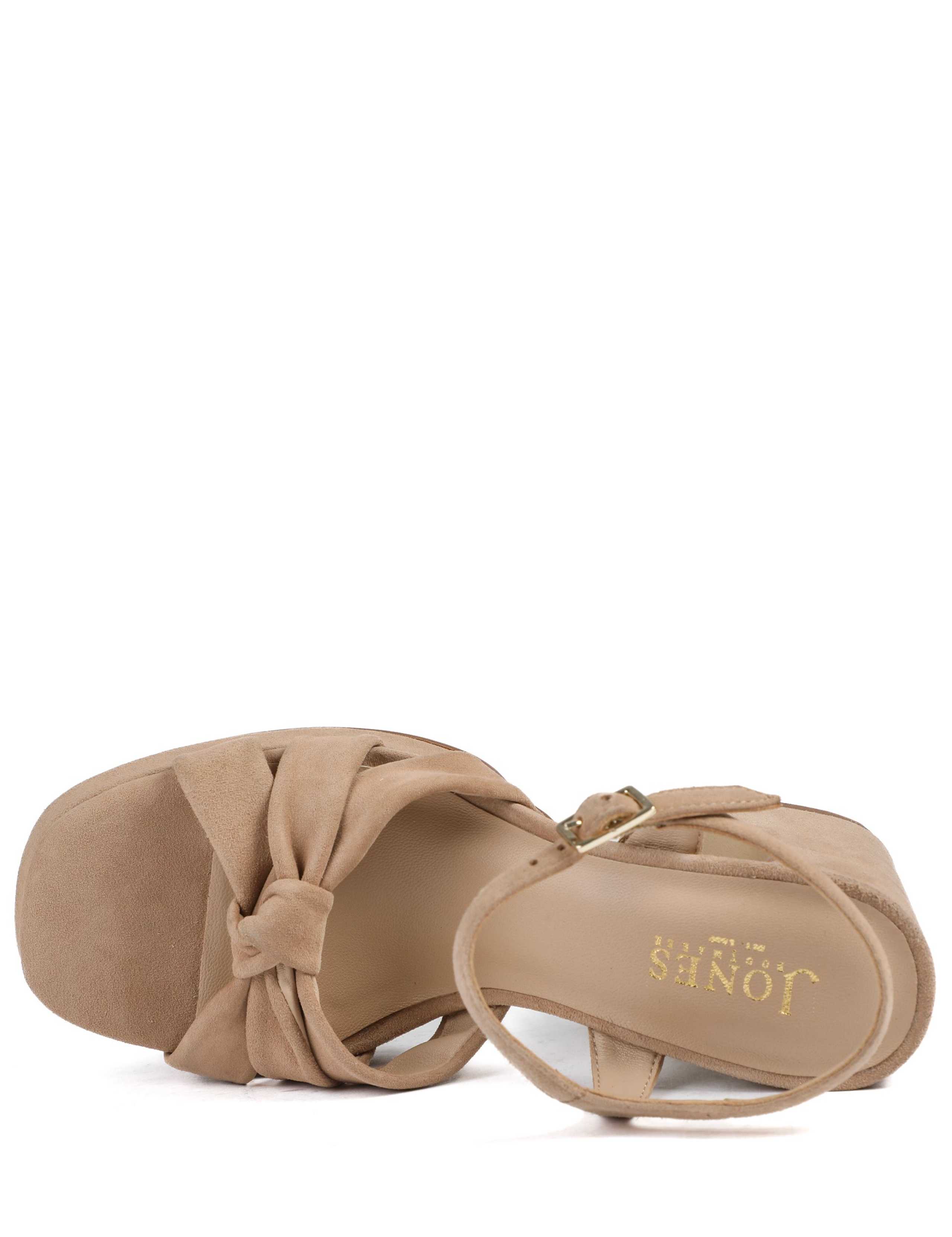 Leather Strappy Block Heel Open Toe Sandals 3 of 5