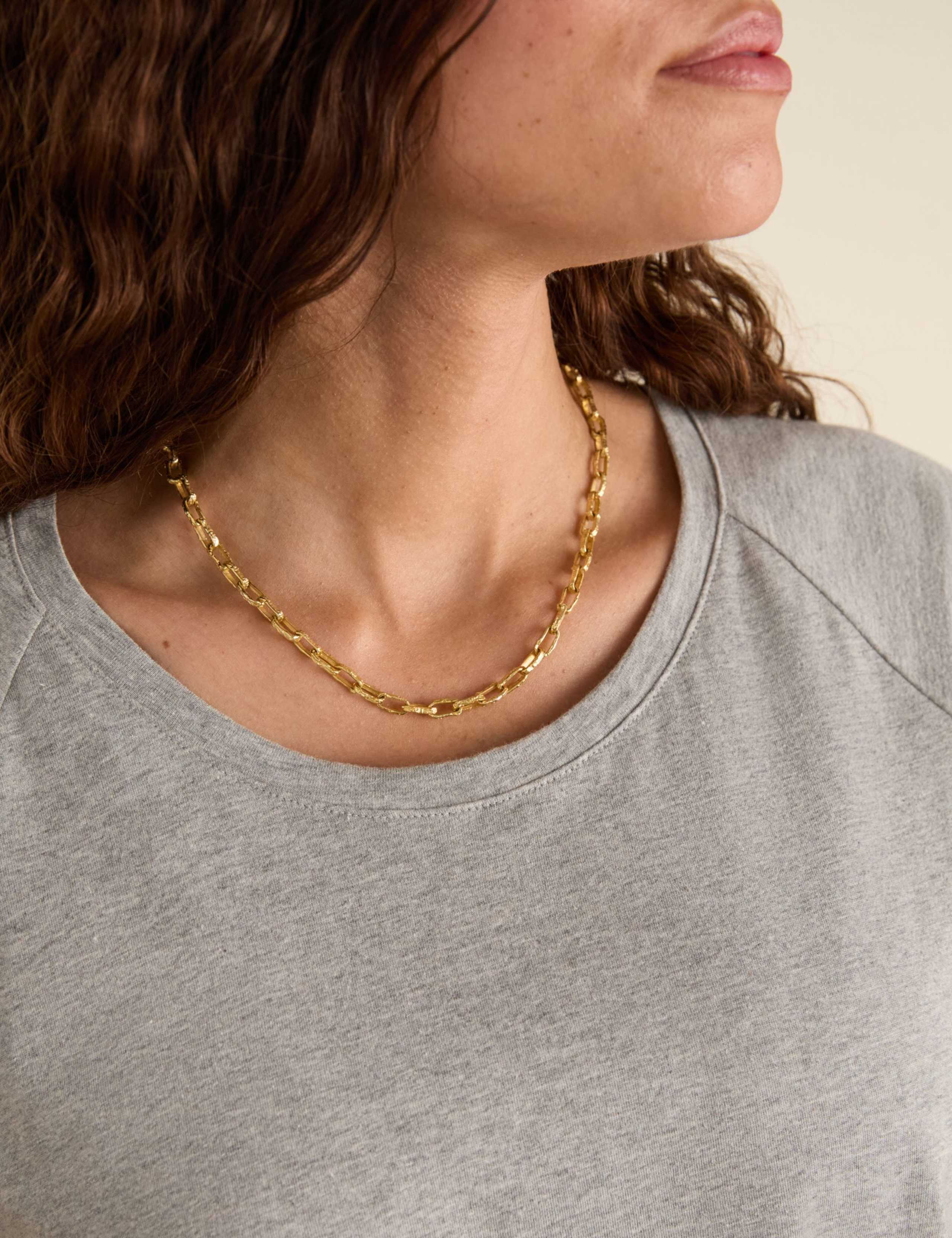 Pure Cotton Scoop Neck T-Shirt 4 of 5