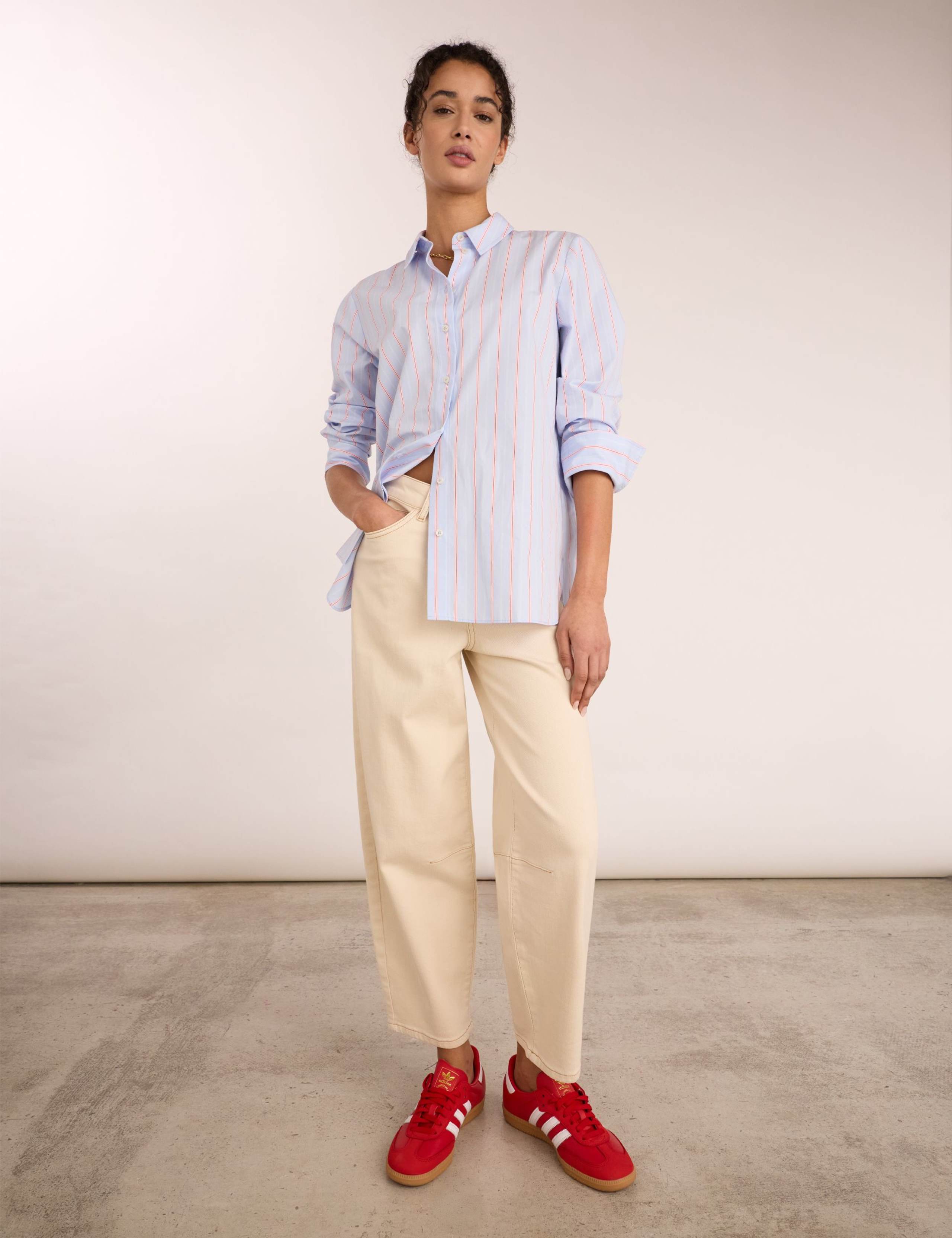 High Waisted Barrel Jeans 3 of 5