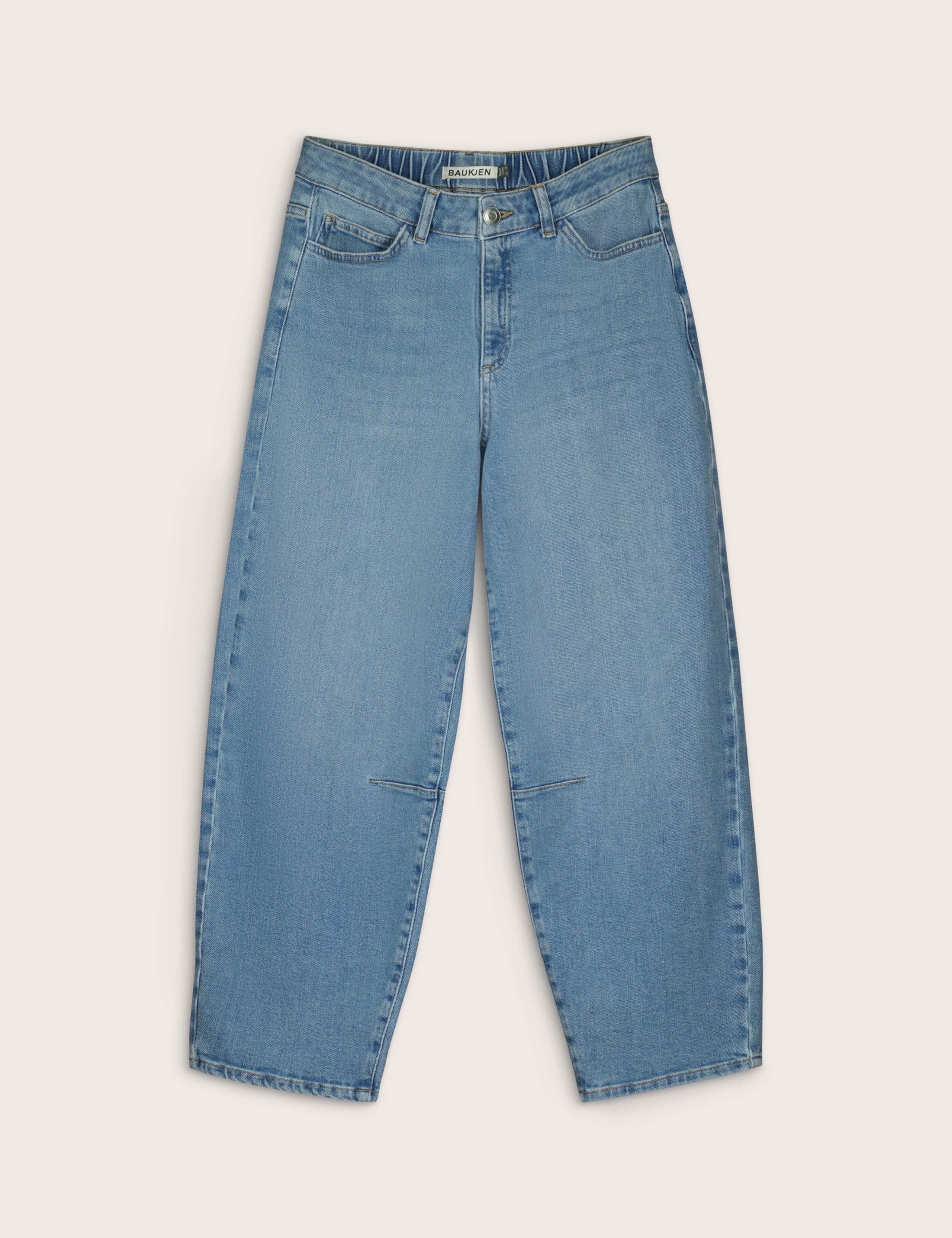 High Waisted Barrel Jeans 2 of 5