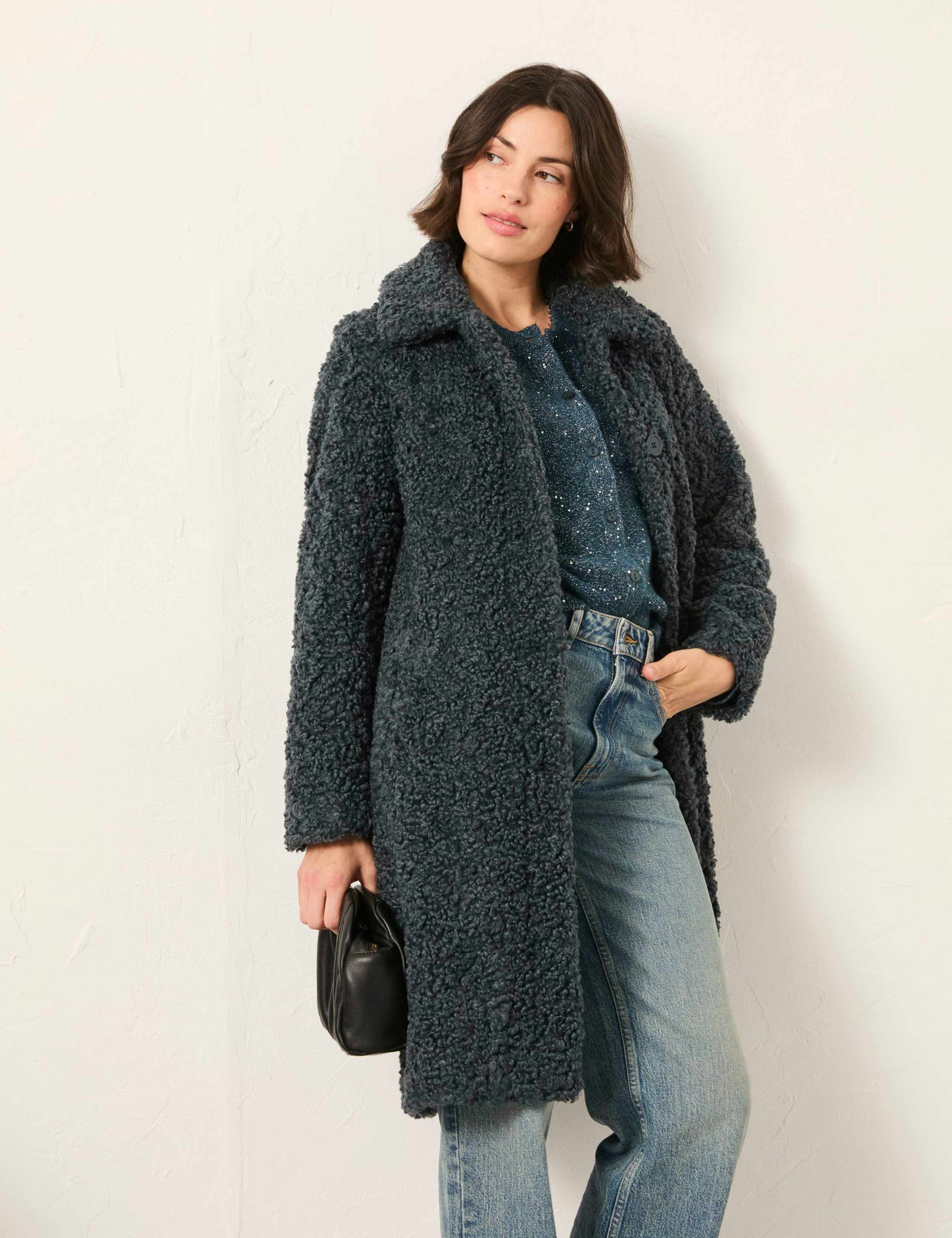 Teddy Longline Coat 3 of 6