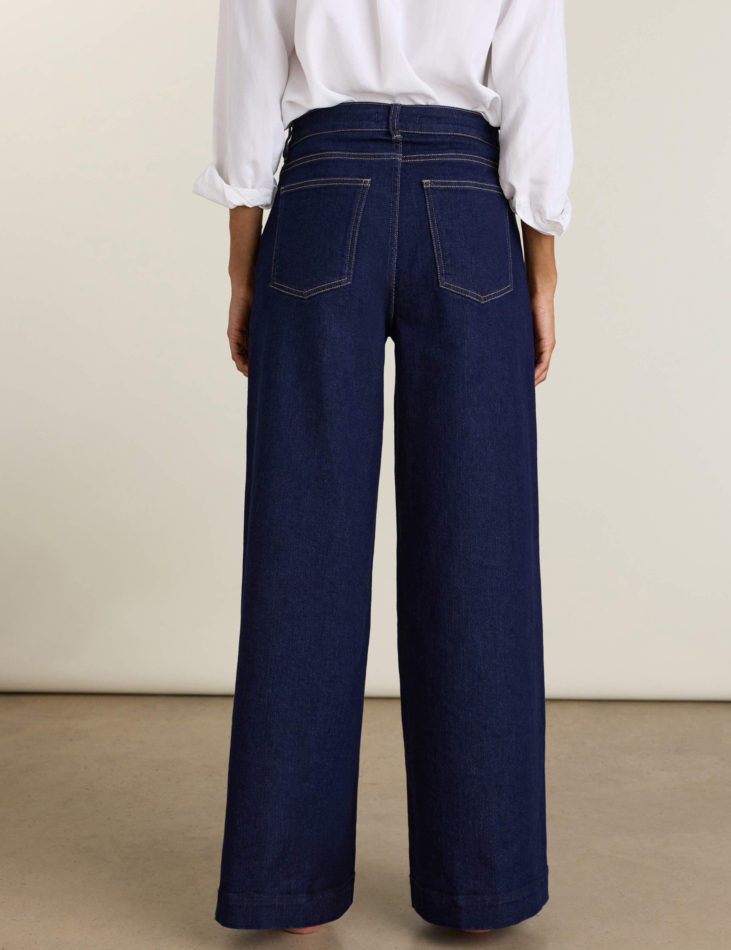 High Waisted Palazzo Jeans 4 of 4