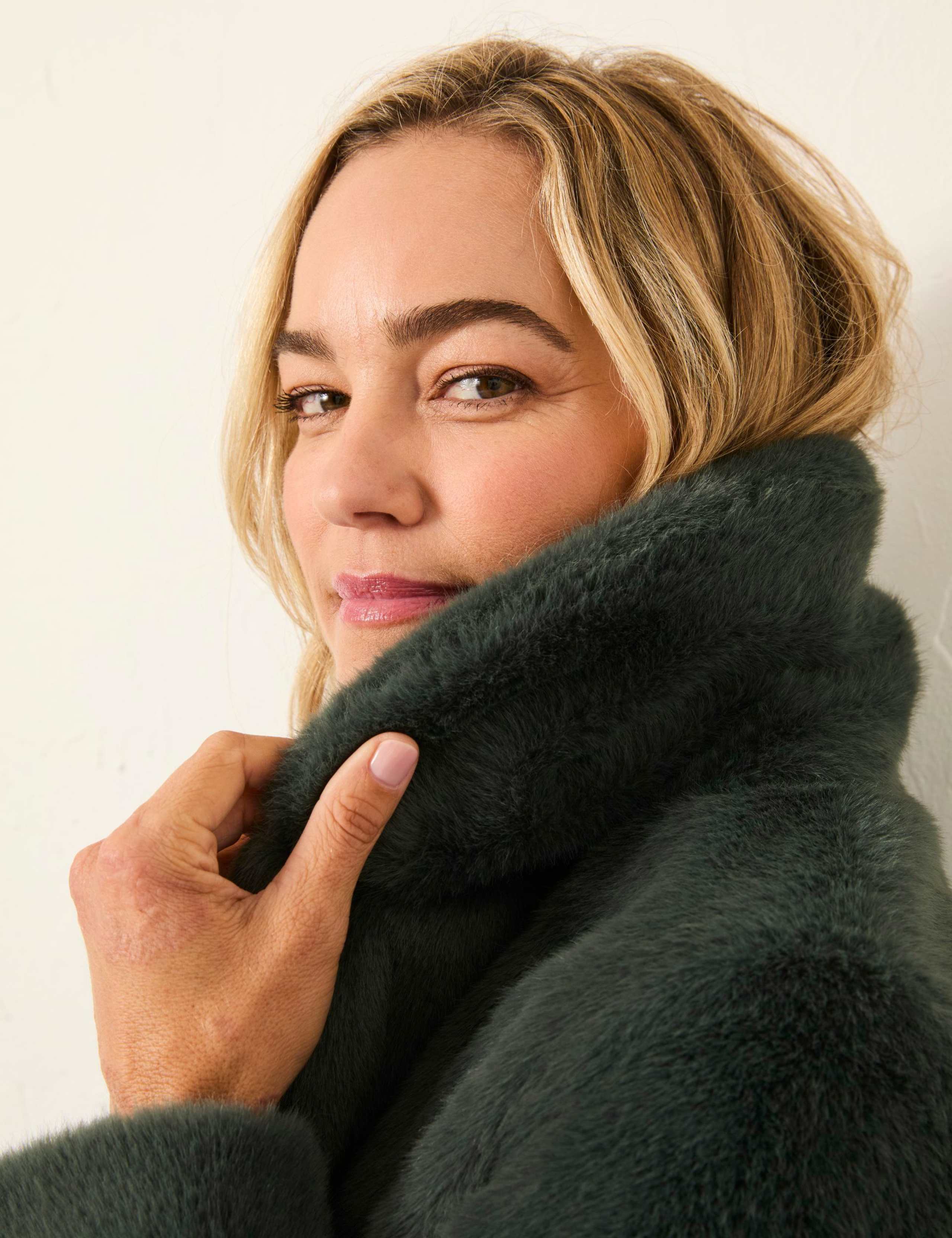 Faux Fur Coat 3 of 6