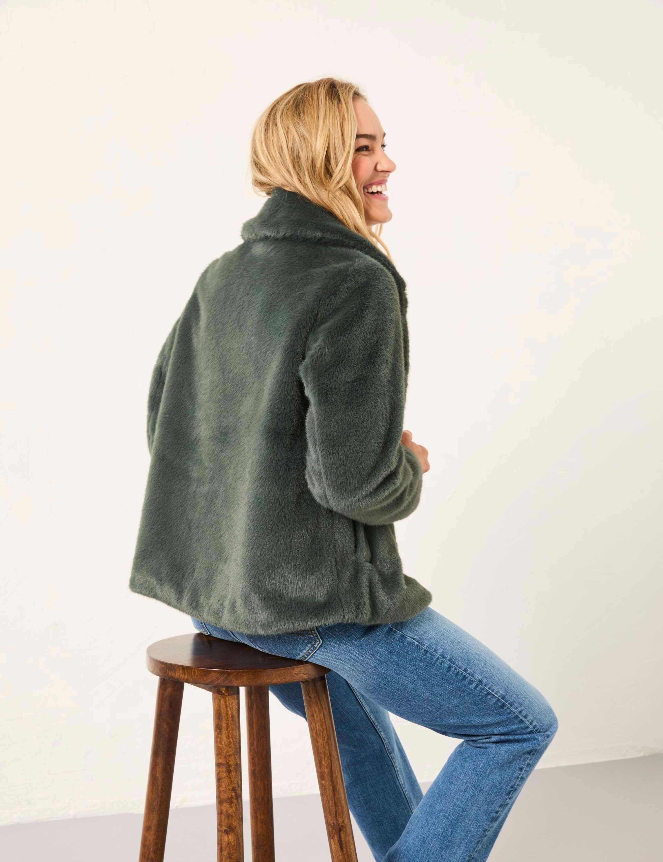 Faux Fur Coat 4 of 6