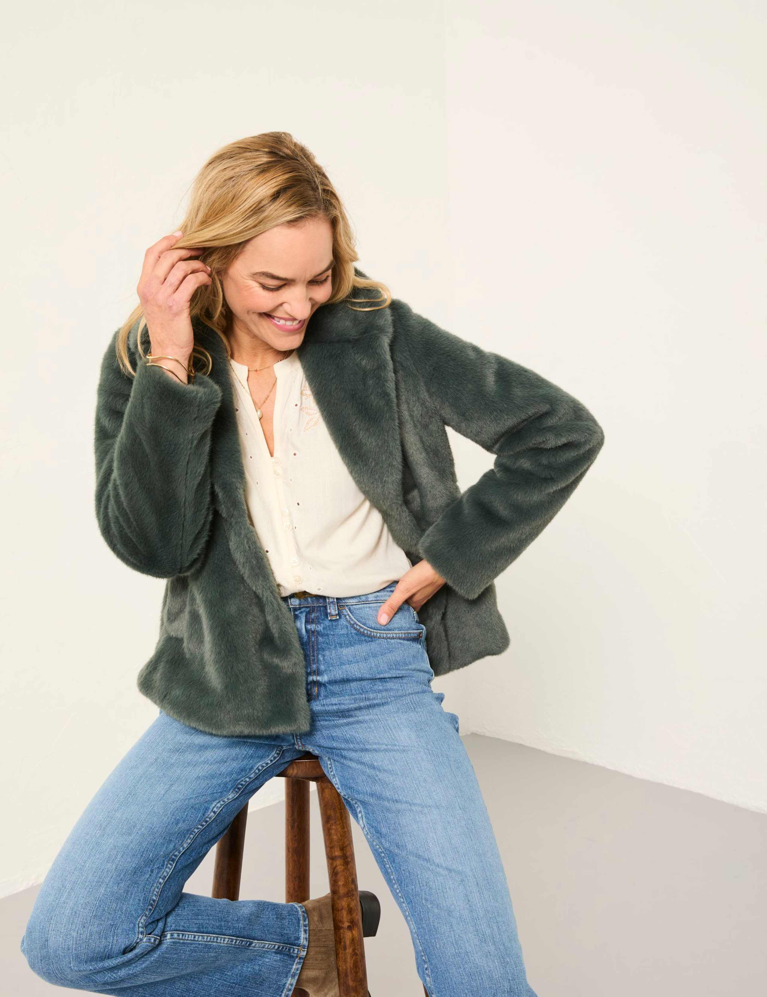 Faux Fur Coat 6 of 6