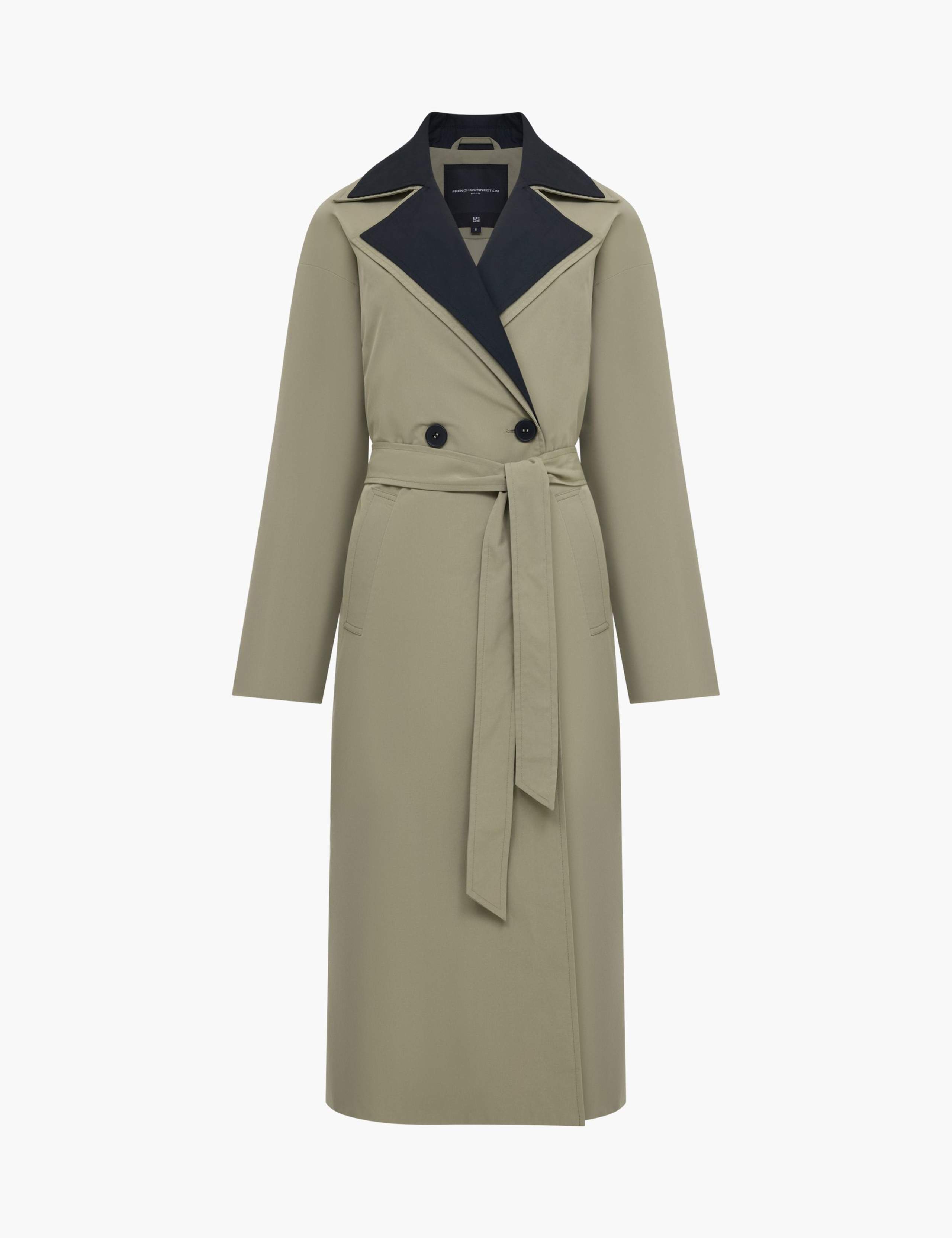 Collared Longline Trench Coat 2 of 5