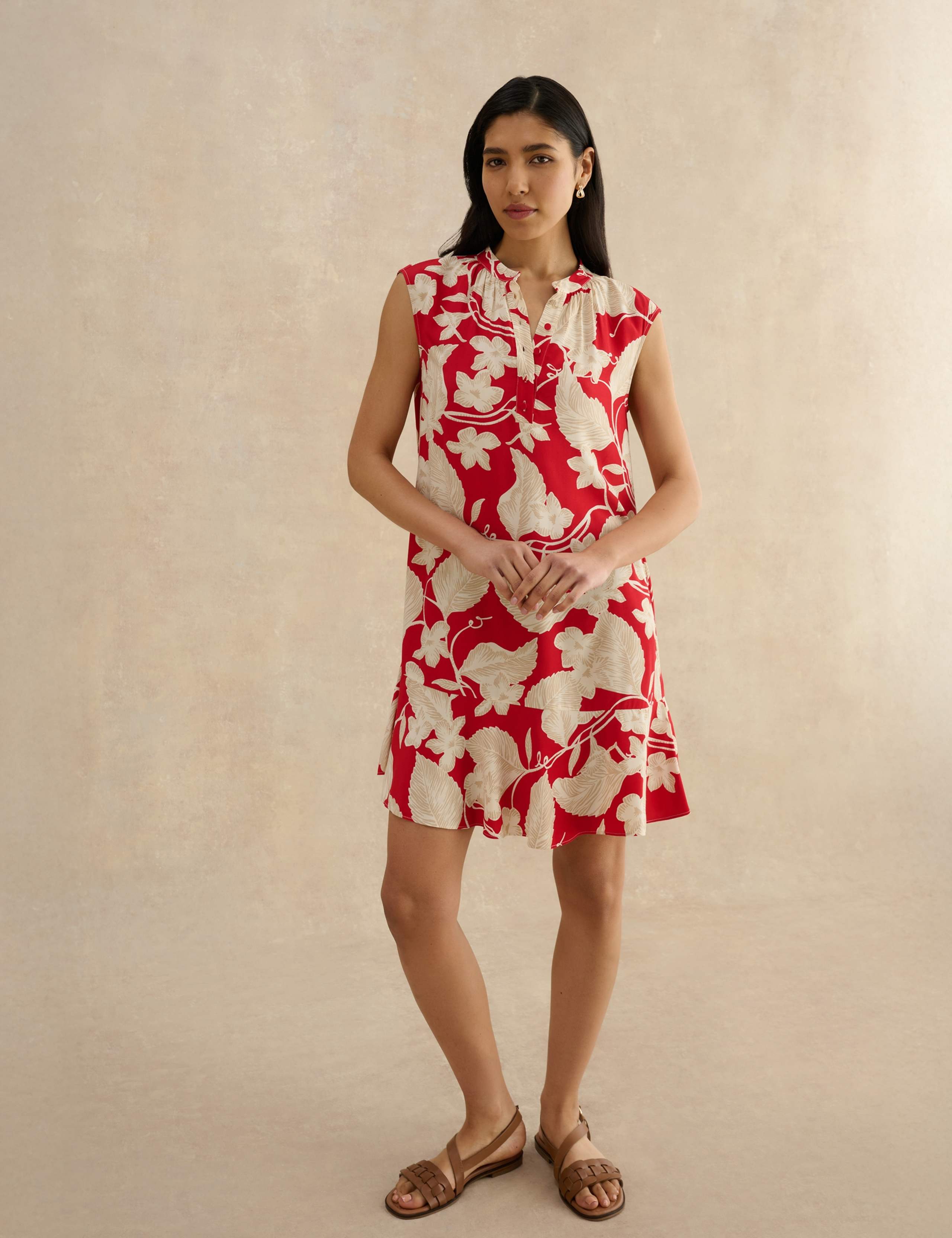 Floral Mini Tiered Dress 3 of 6