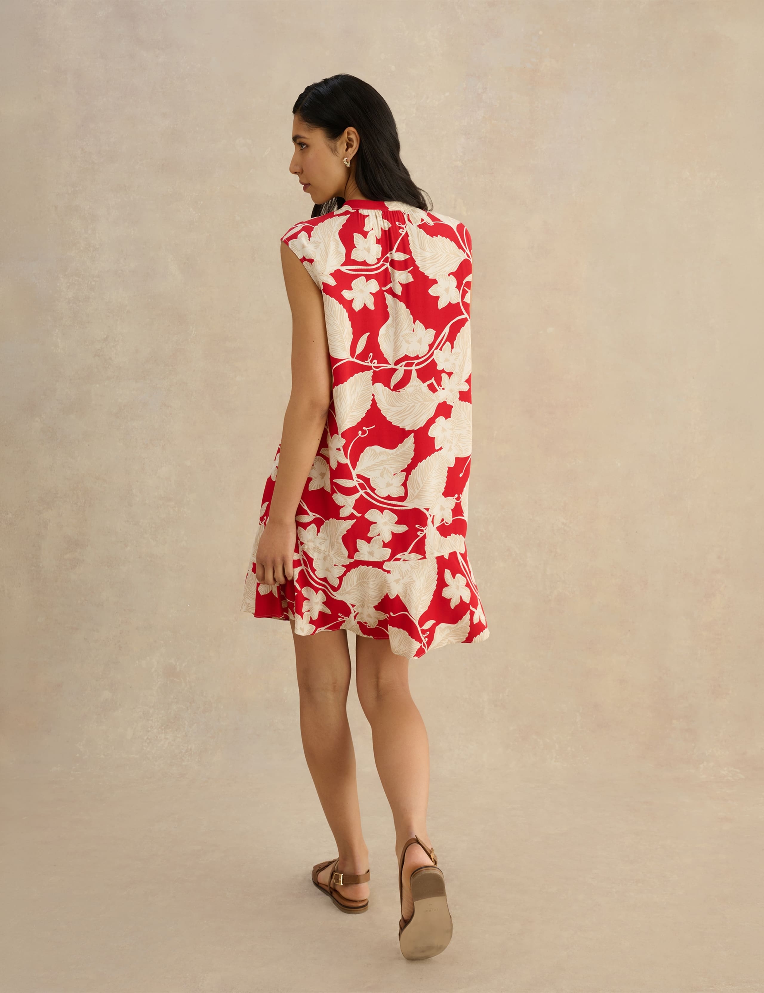 Floral Mini Tiered Dress 4 of 6