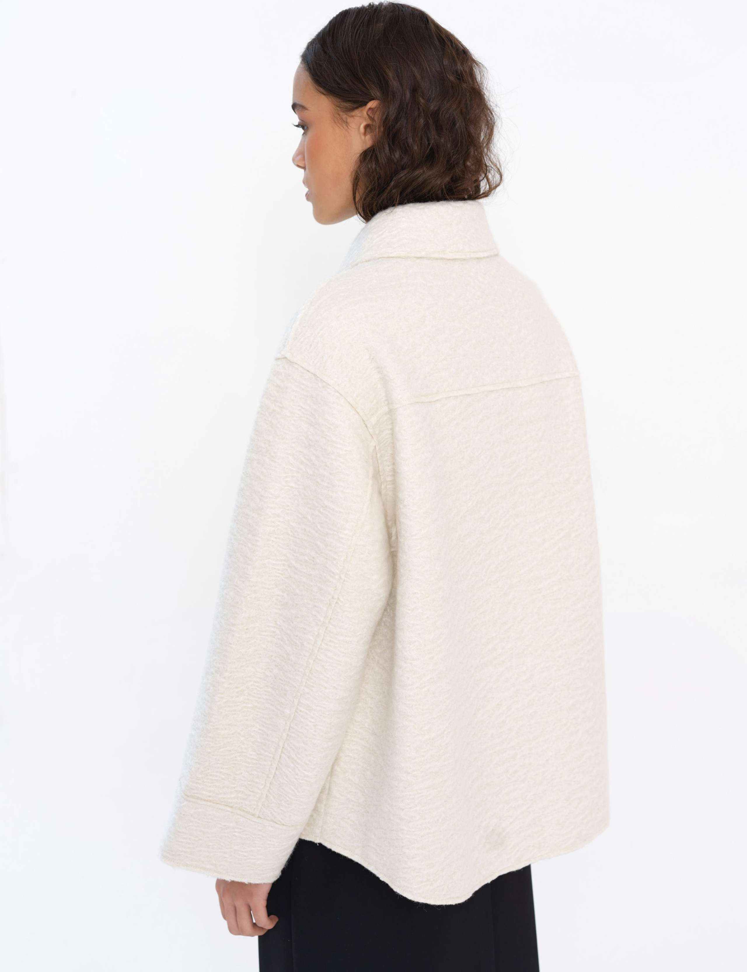 Textured Collared Utility Jacket 5 of 6