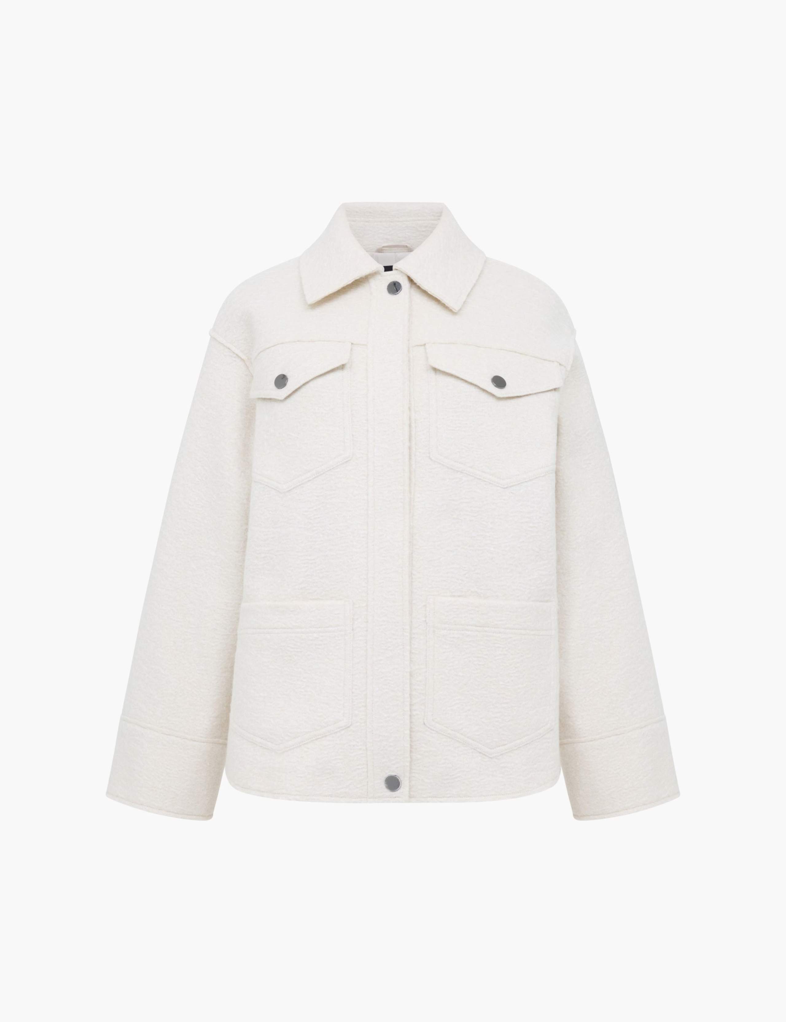 Textured Collared Utility Jacket 2 of 6