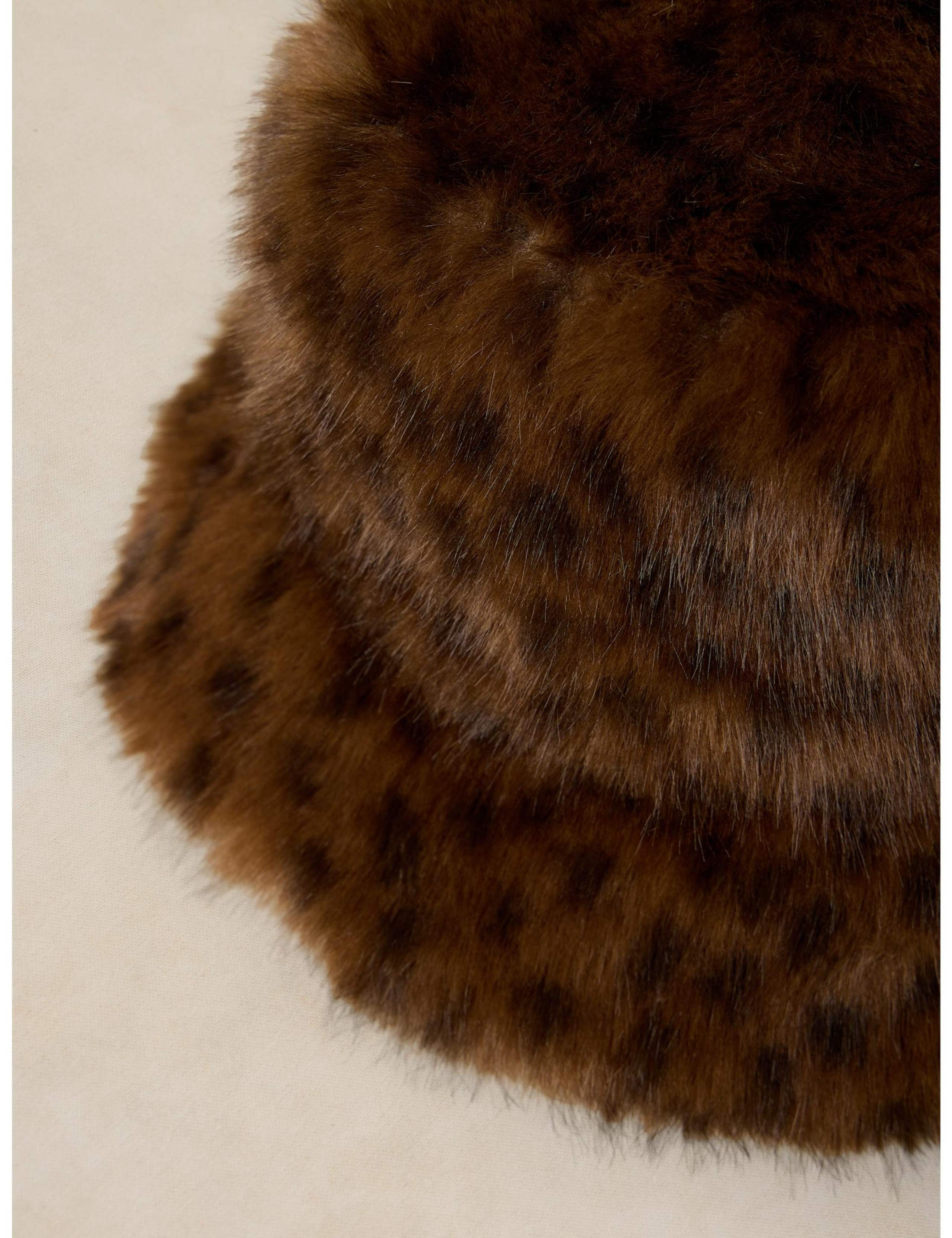 Faux Fur Bucket Hat 2 of 2