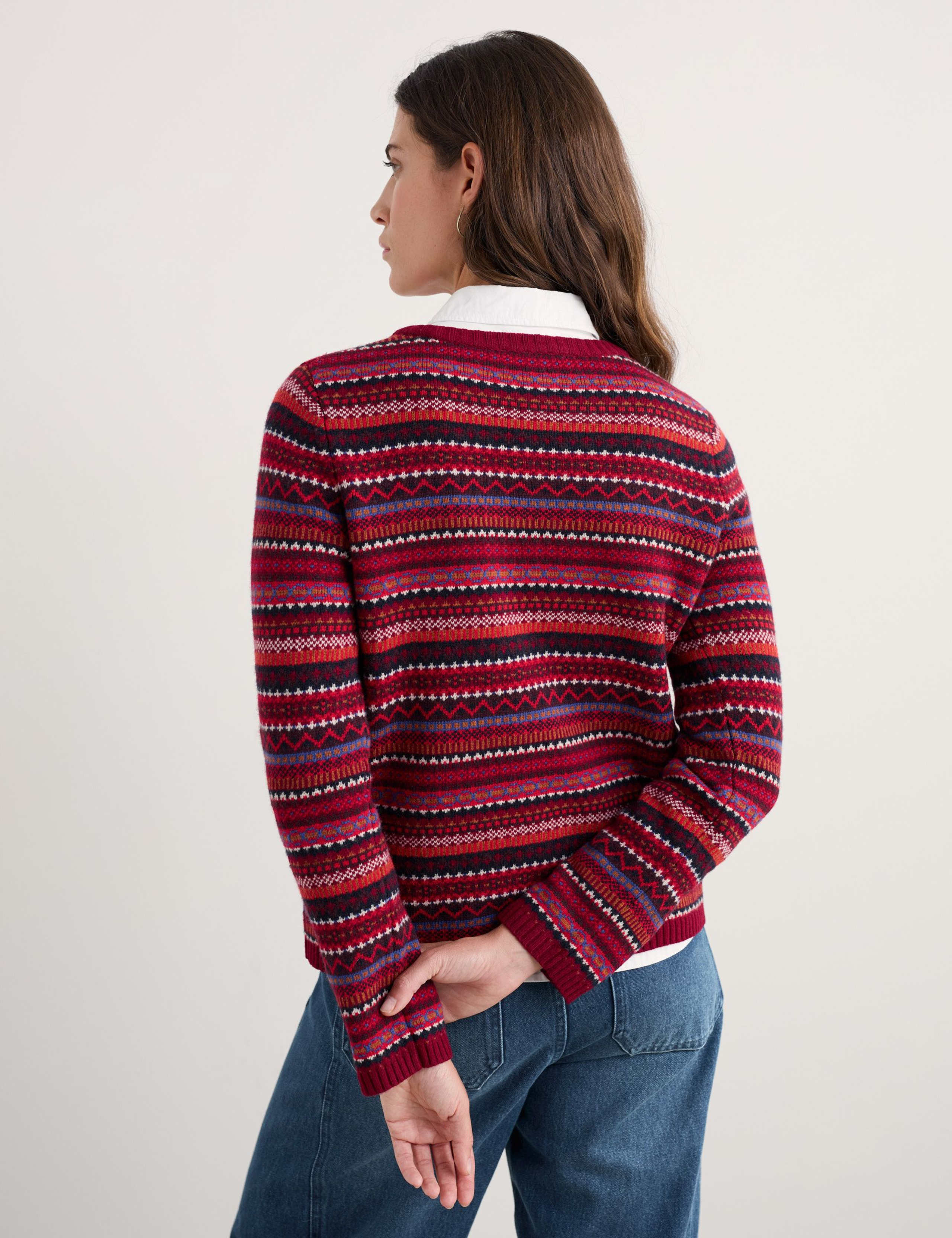Merino Wool Rich Fair Isle Jumper 4 of 5