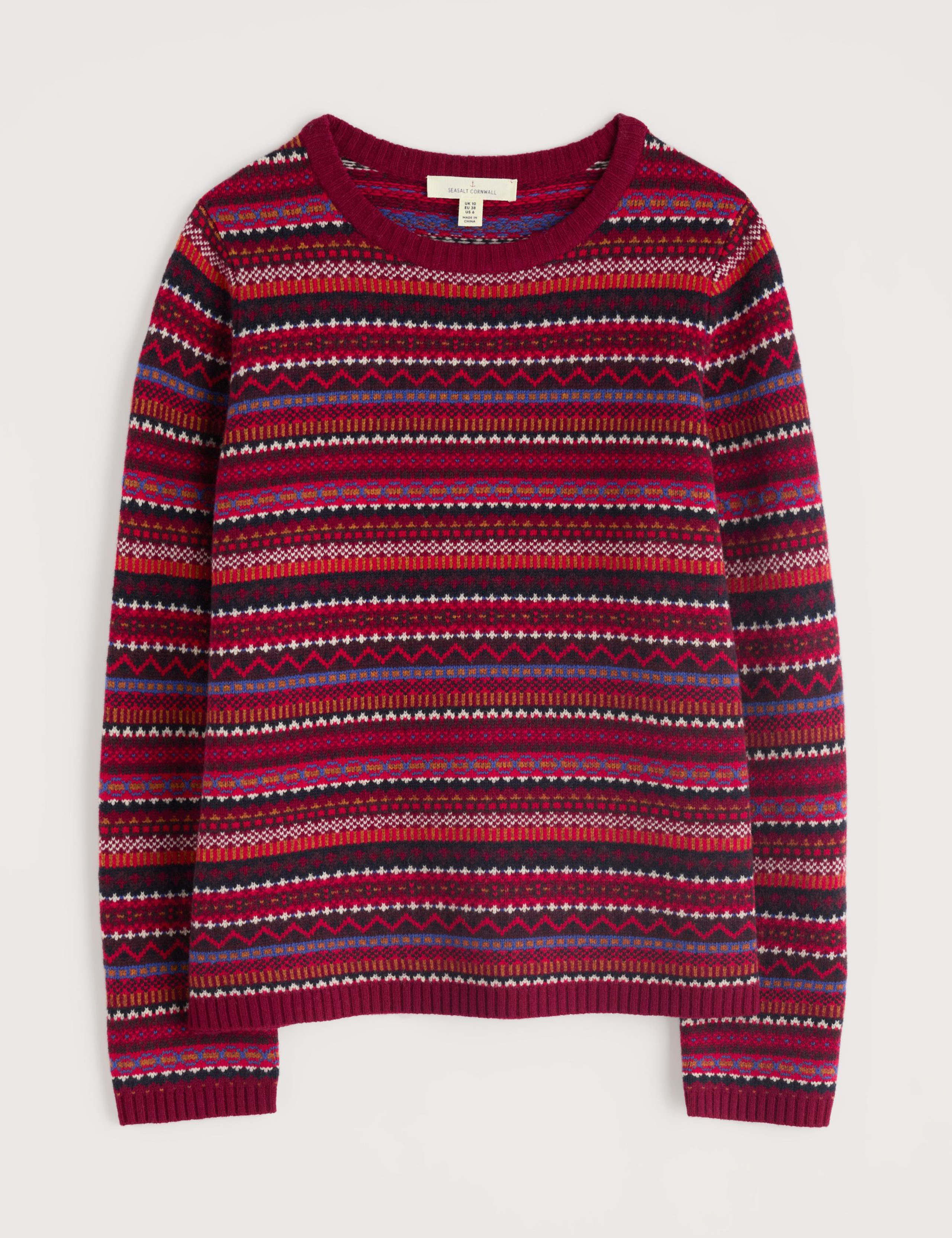 Merino Wool Rich Fair Isle Jumper 2 of 5