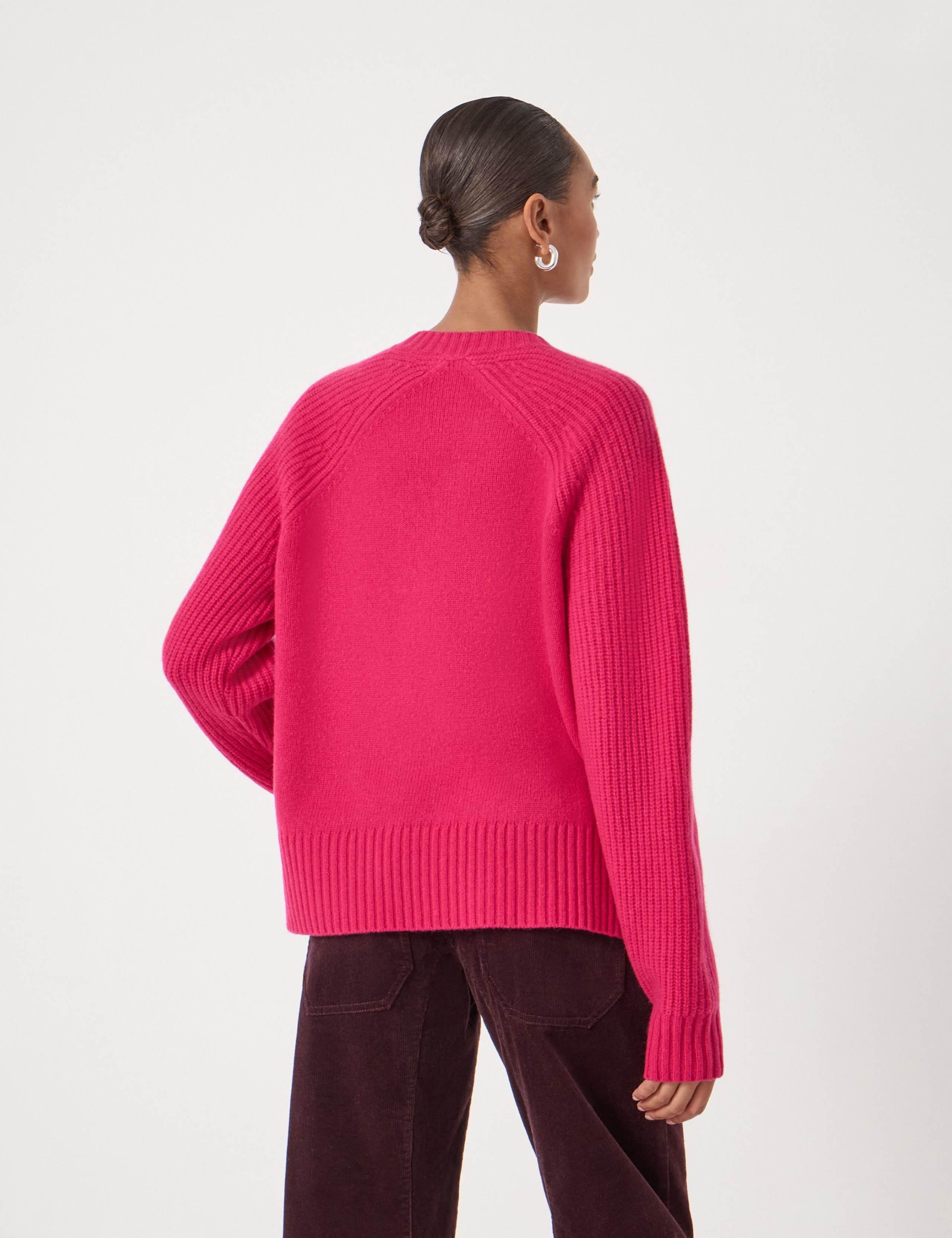 Pure Merino Wool Detachable Roll Neck Jumper 4 of 6