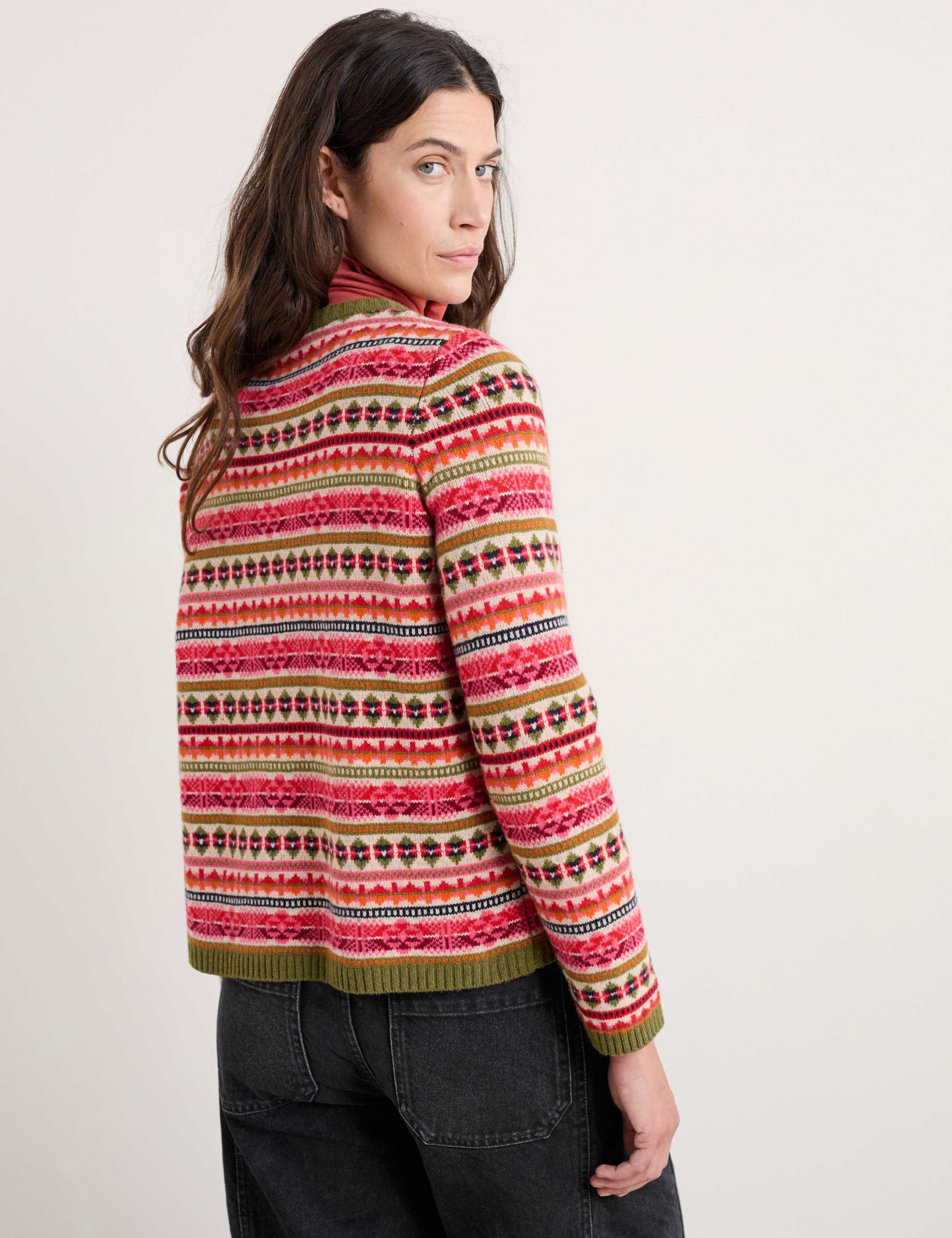 Merino Wool Rich Fair Isle Jumper 4 of 6