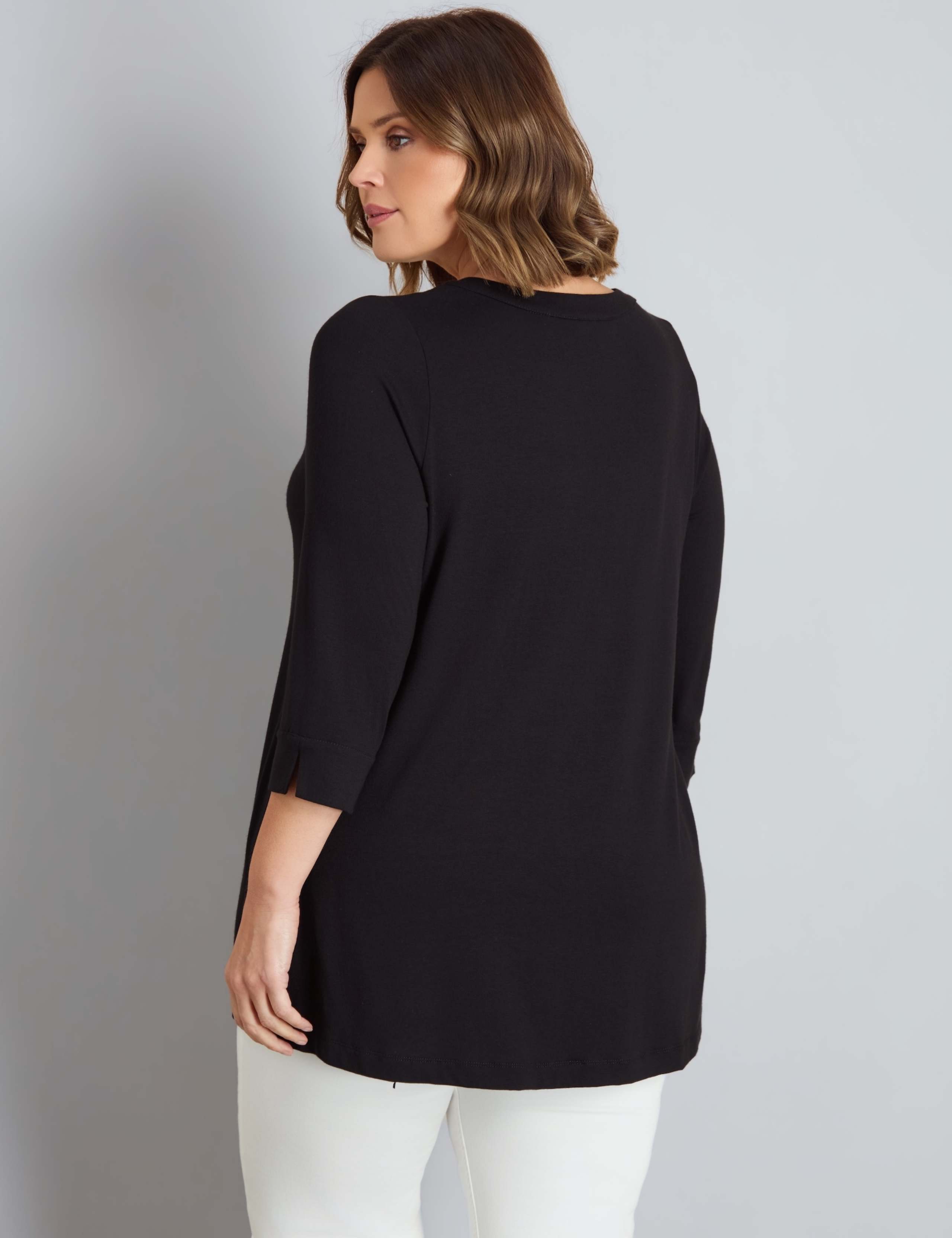 Jersey V-Neck Blouse 5 of 5