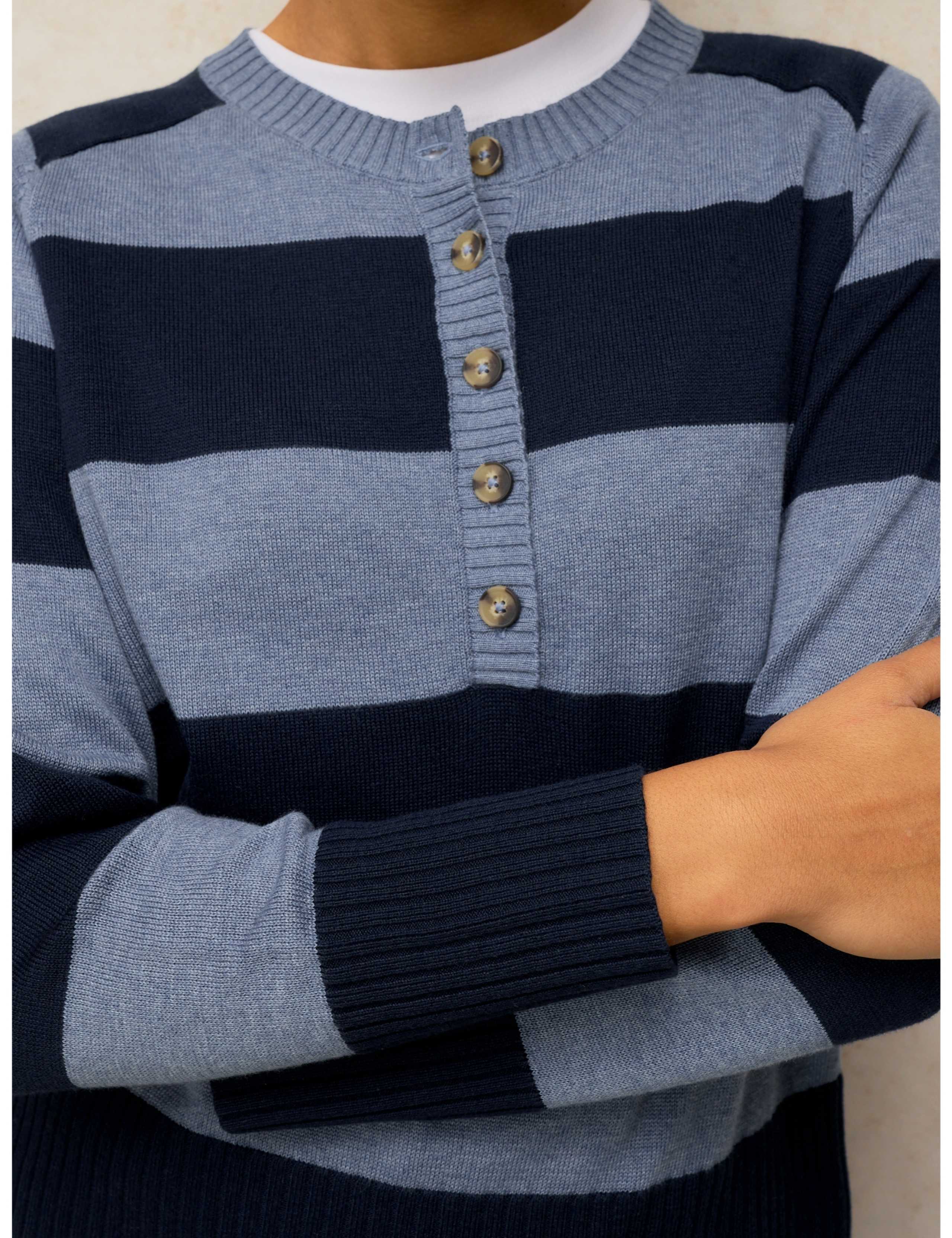 Sienna Cotton Rich Henley Jumper 5 of 6