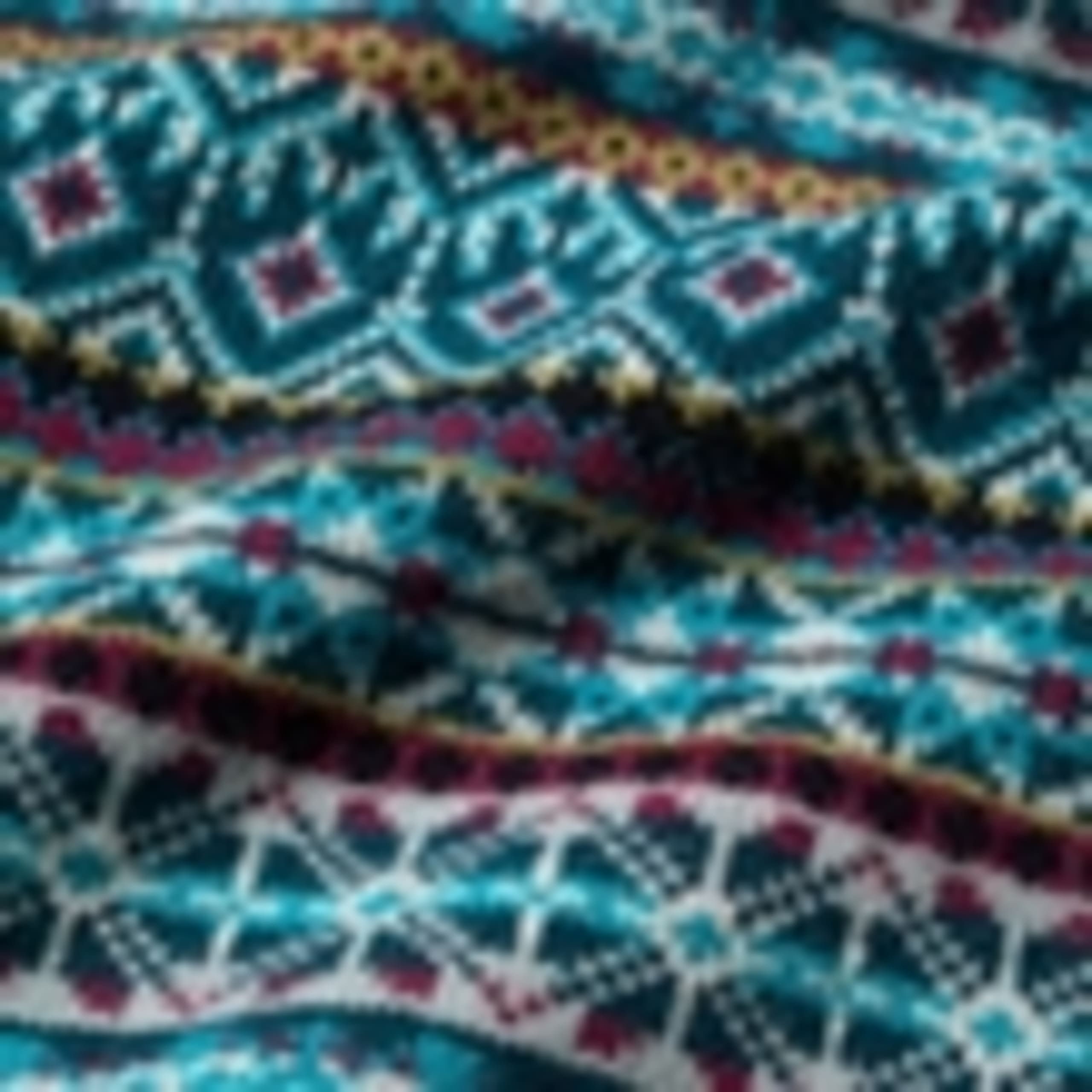 Merino Wool Rich Fair Isle Knitted Vest 5 of 5