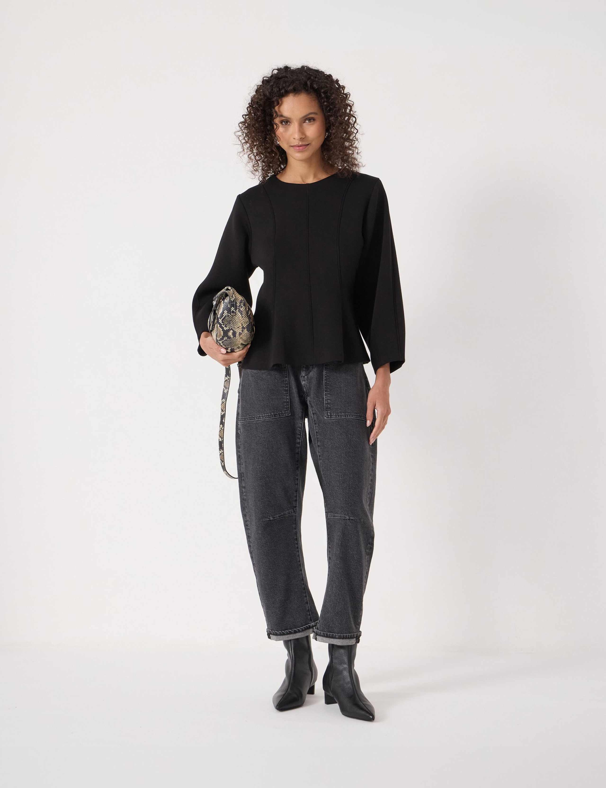 Seam Detail Jersey Top 3 of 5