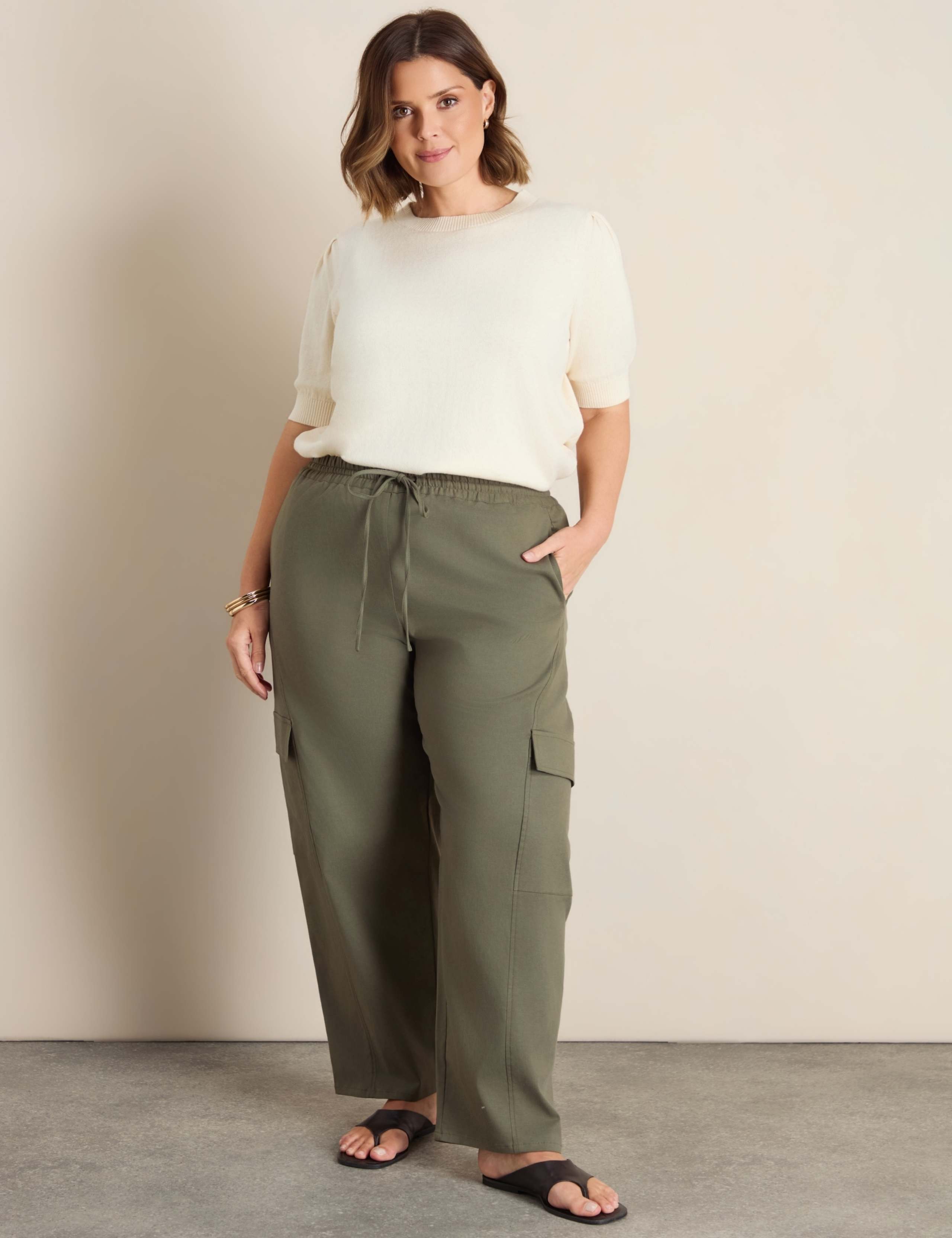 Cotton Rich Puff Sleeve Jumper with Wool 3 of 5