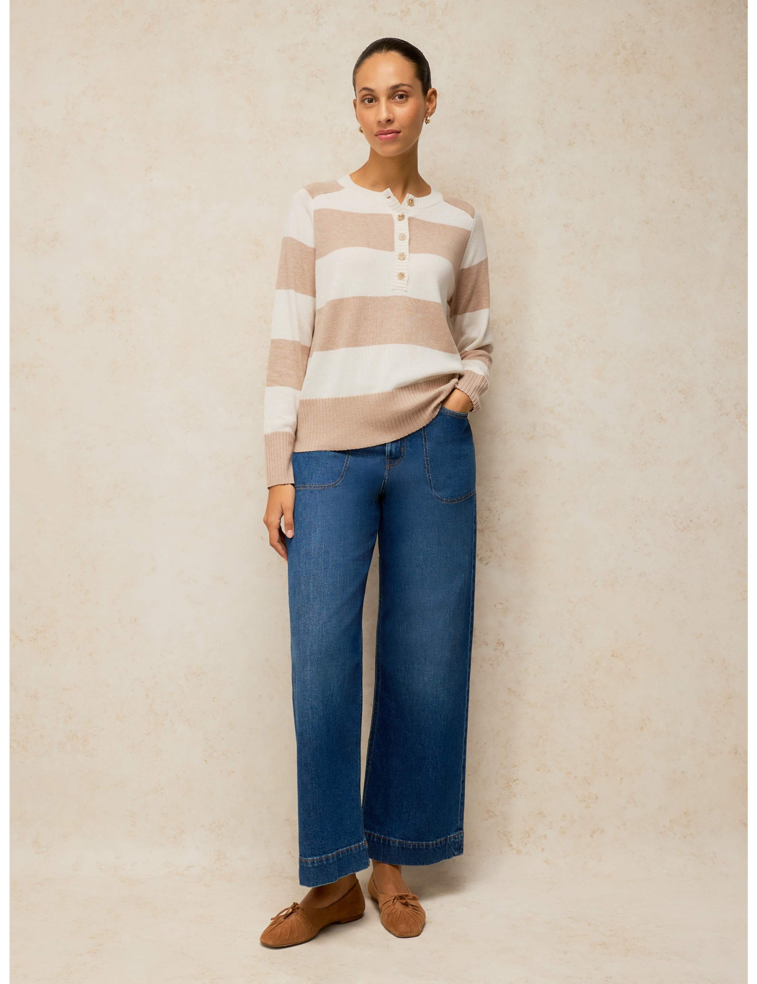 Sienna Cotton Rich Henley Jumper 3 of 6