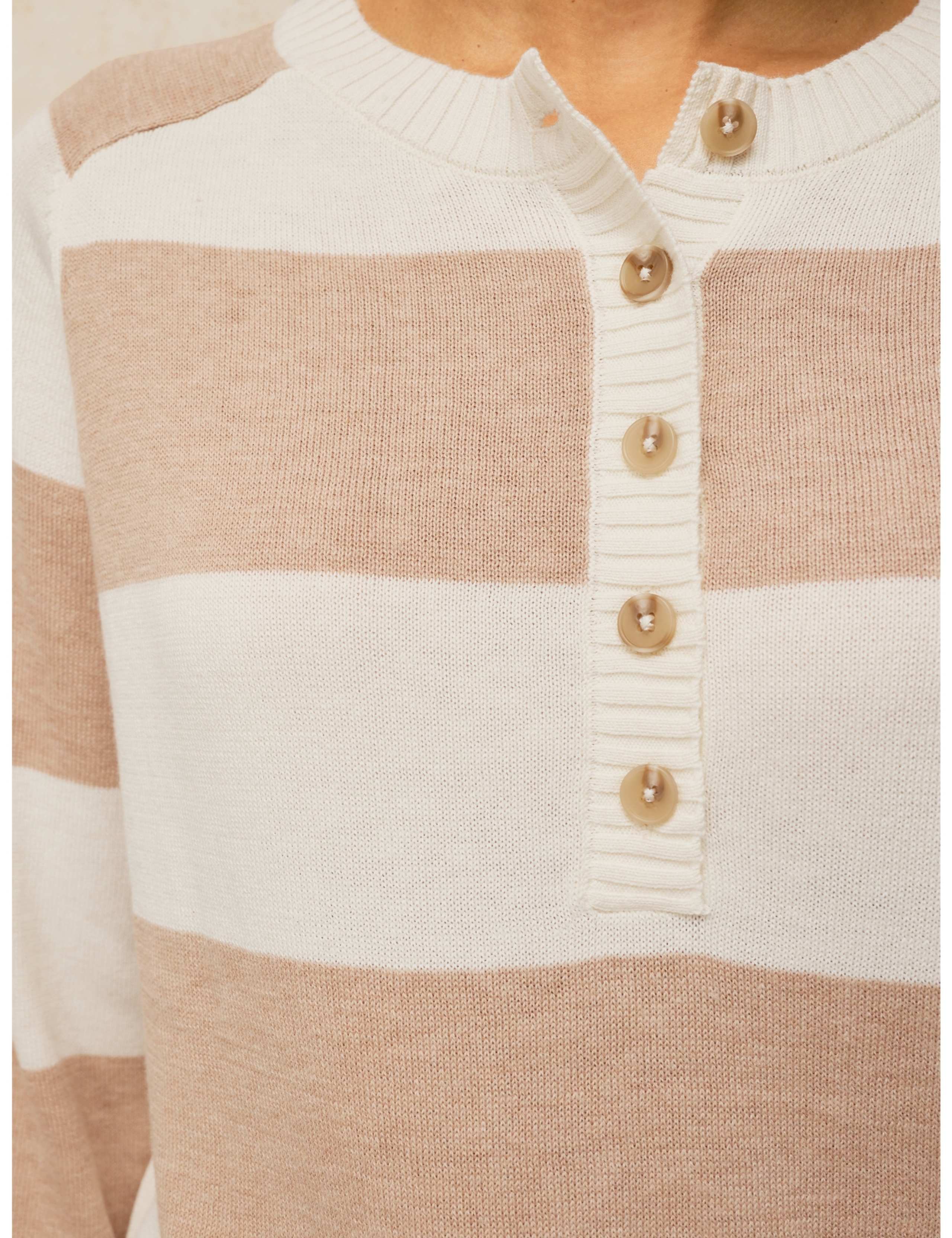 Sienna Cotton Rich Henley Jumper 5 of 6